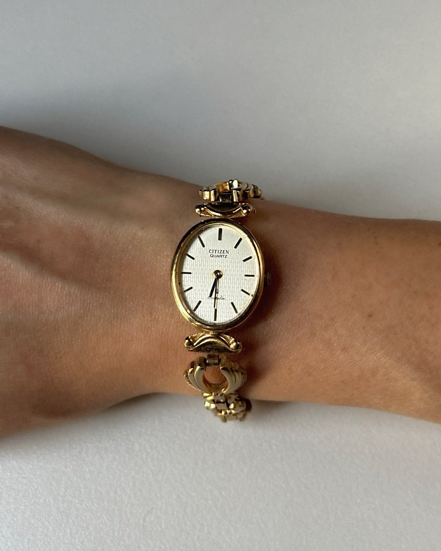 Citizen Coquette Oval Gold-Tone Watch