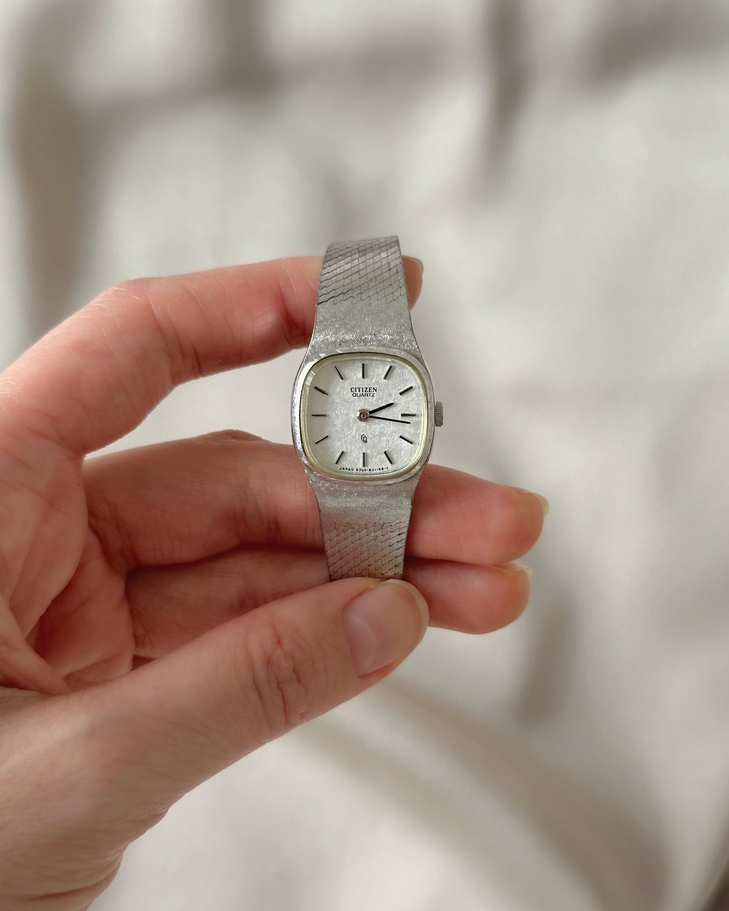 Citizen Vintage Silver Tone Bangle Watch