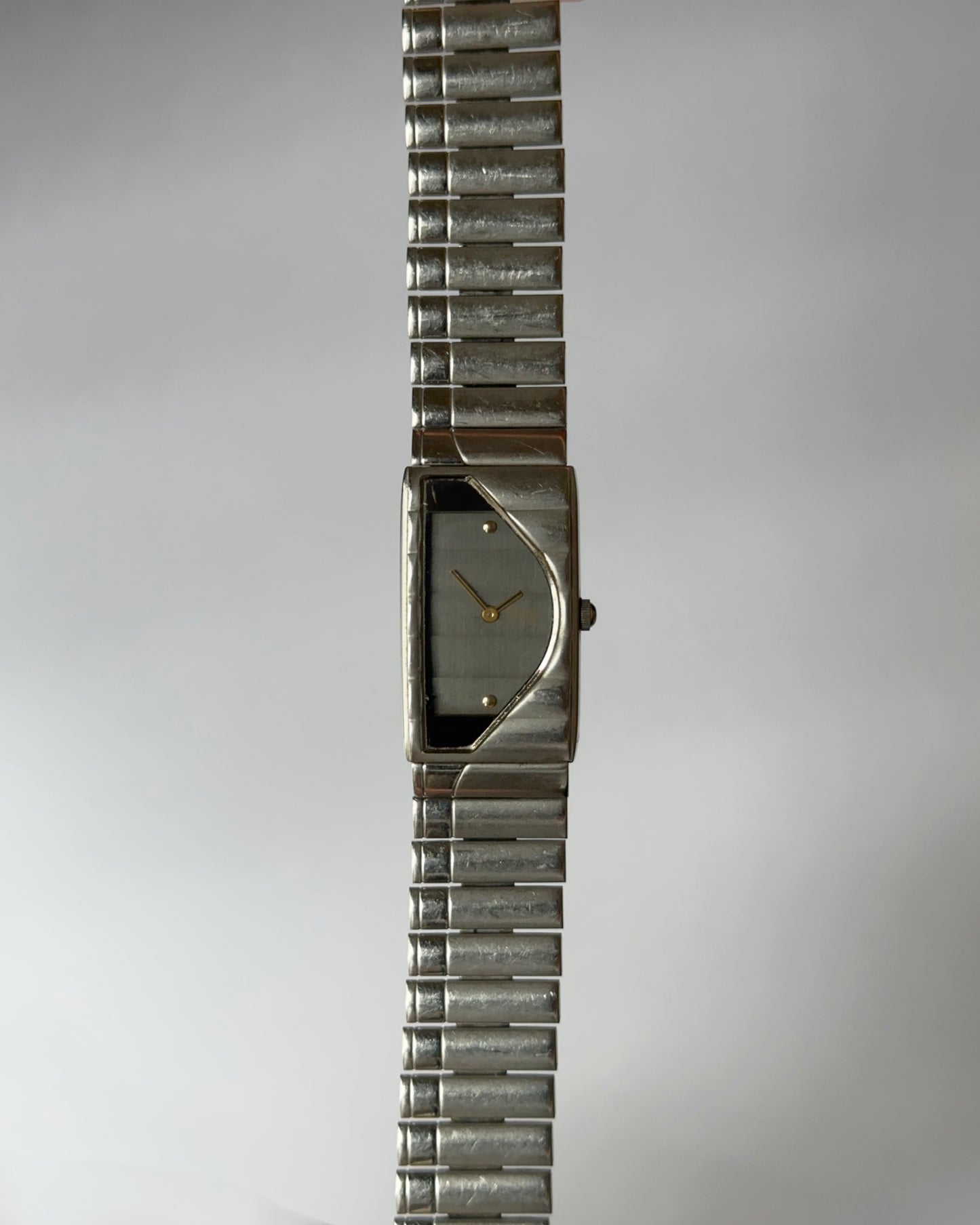 Seiko Half Moon Silver Tone Watch