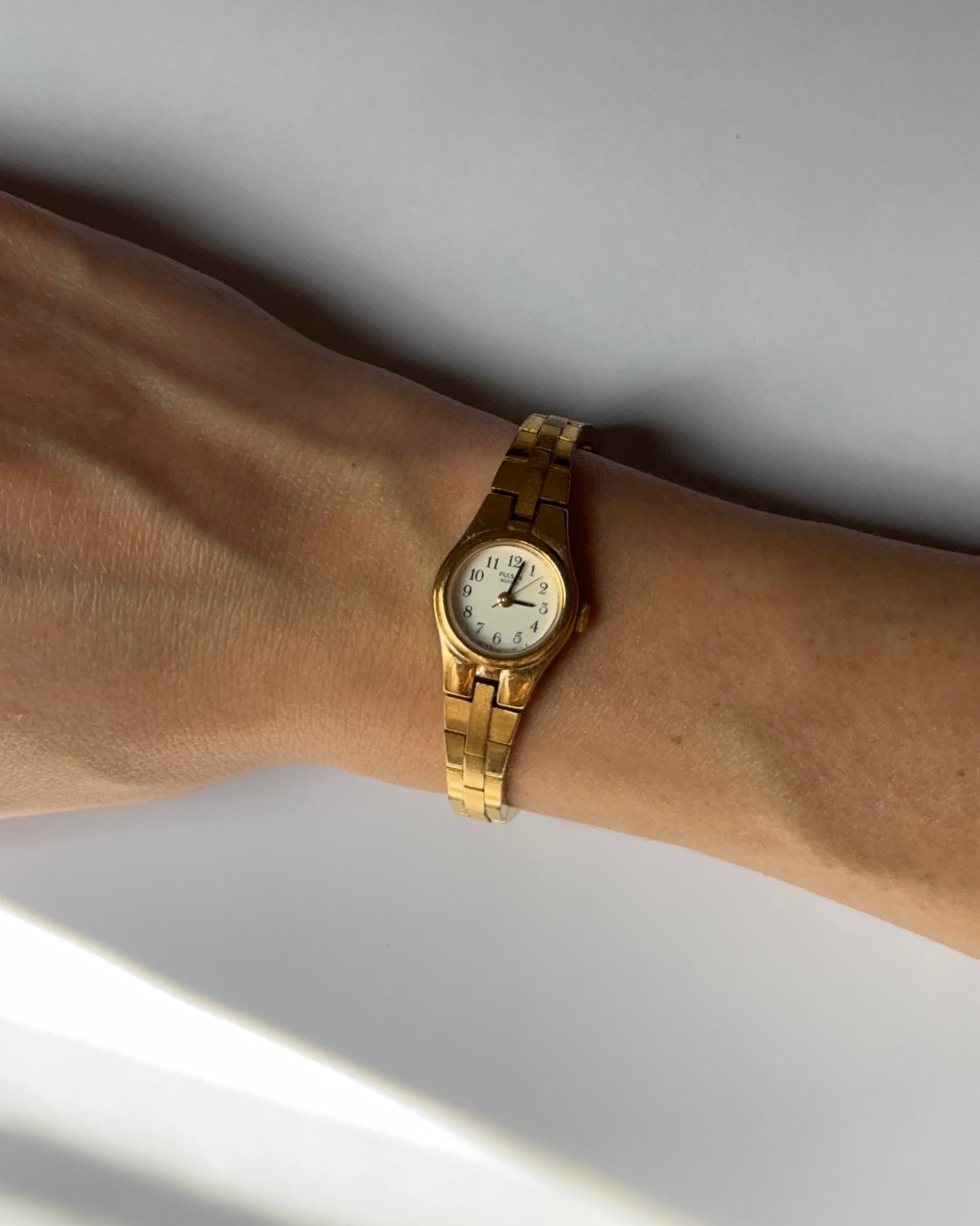 Pulsar Tiny Gold Tone Watch