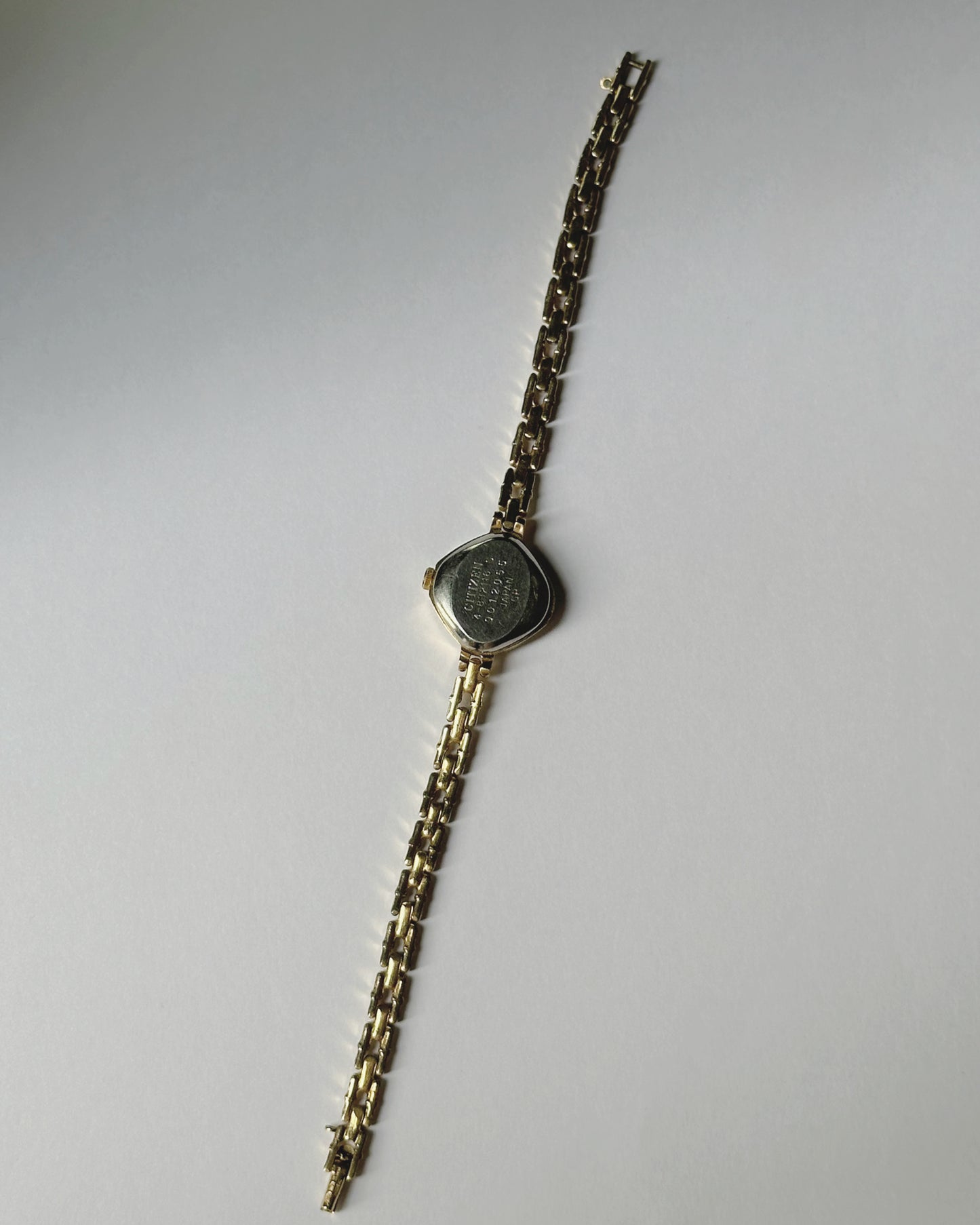 Rare Gold Tone Diamond Shape Citizen Watch