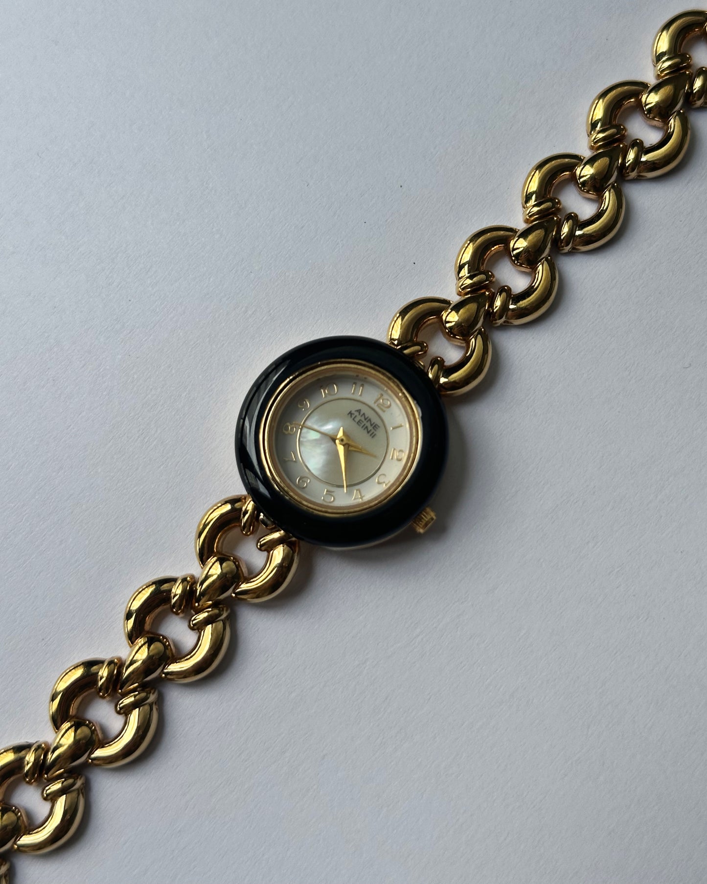 Anne Klein Interchangeable Bezel and Belt watch