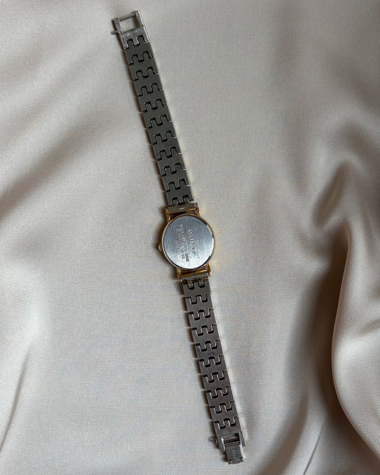 Dual Tone Vintage Orient Woven Watch