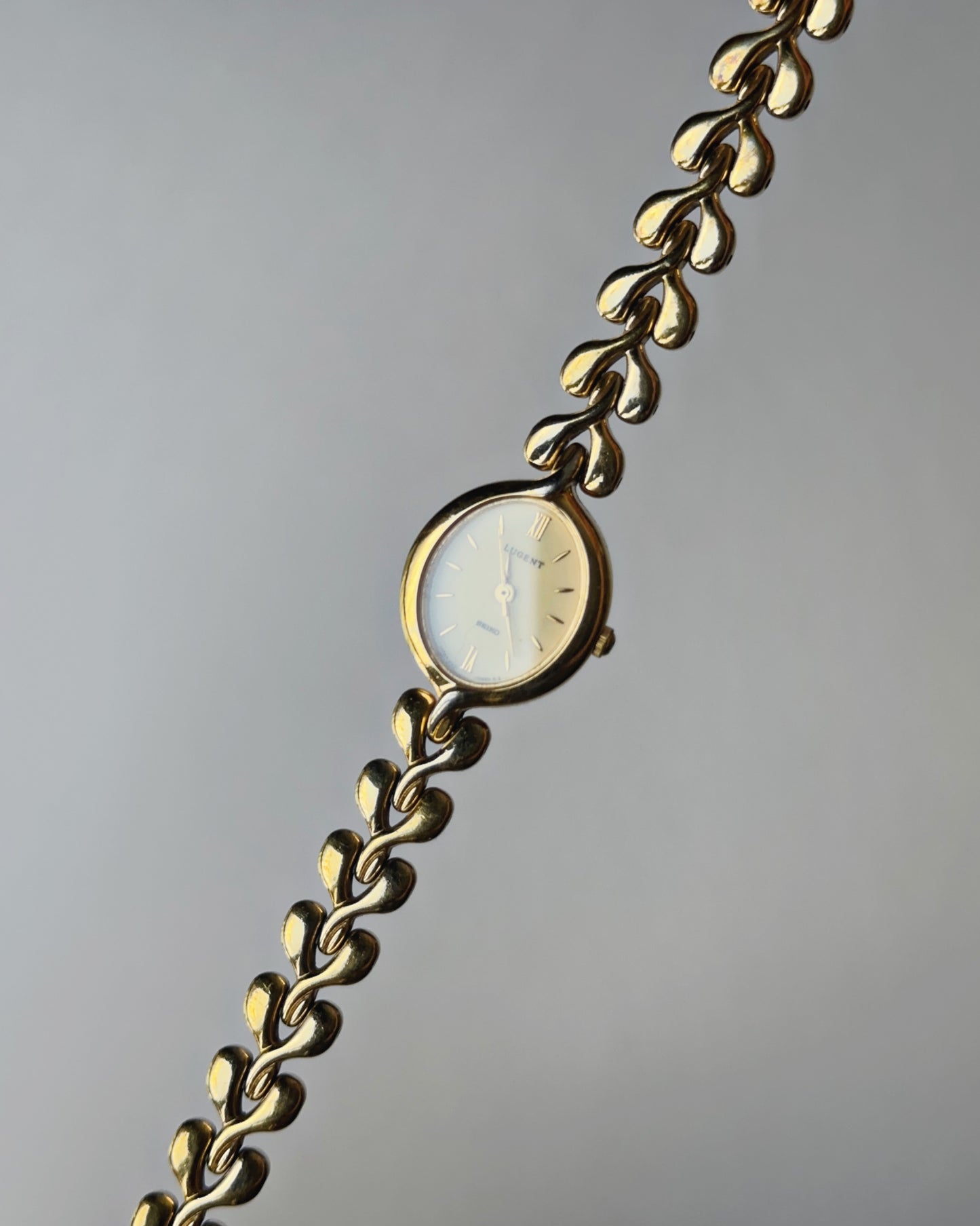 Lucent by Seiko Gold Teardrop Link Watch