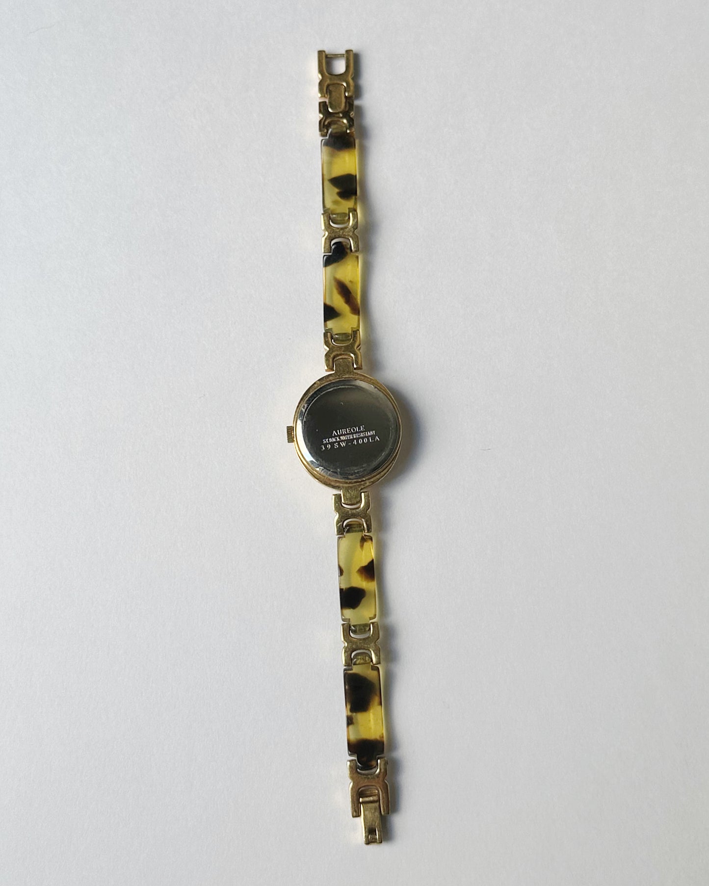 Aureole Tortoiseshell Swiss Made Oval Watch