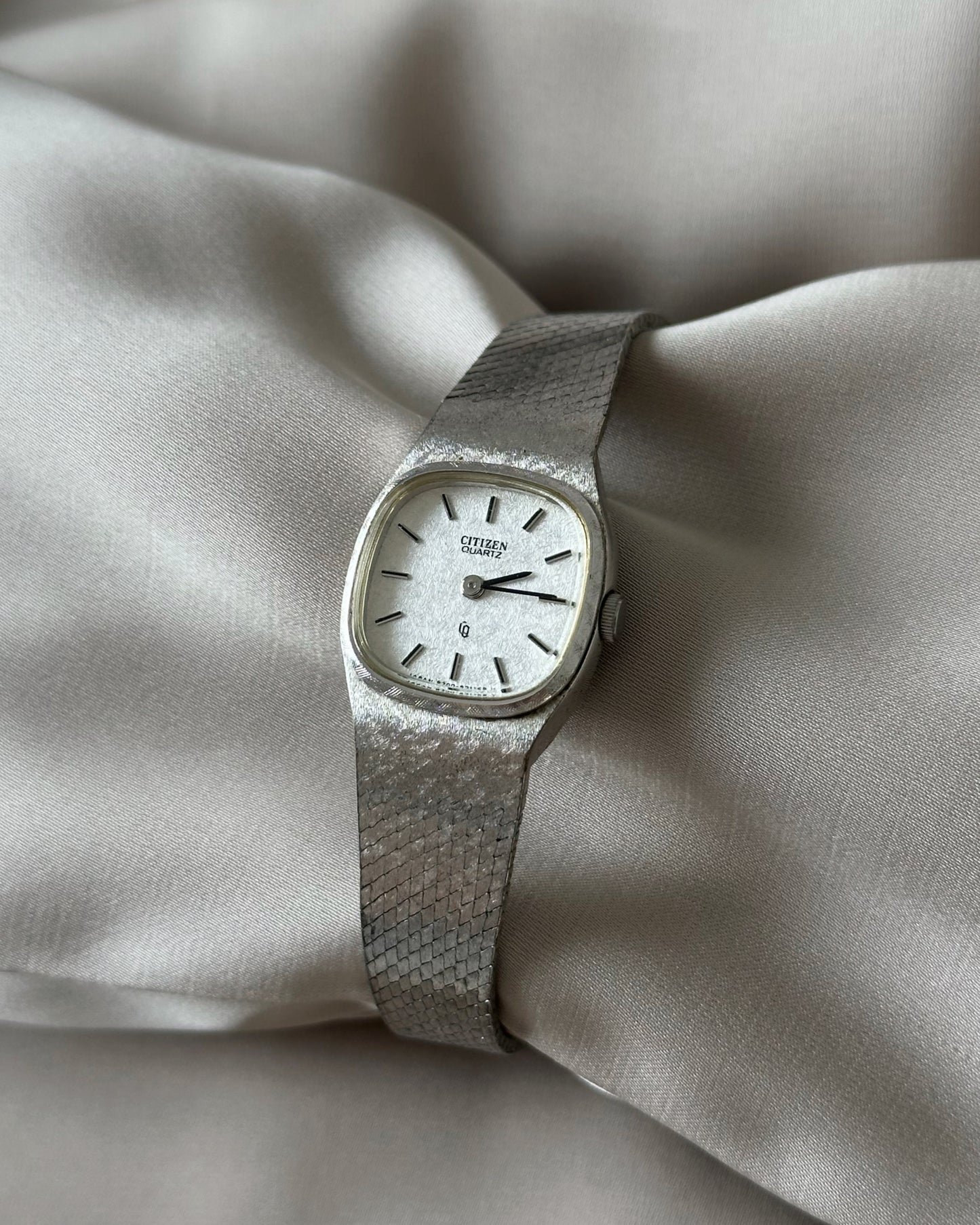 Citizen Vintage Silver Tone Bangle Watch