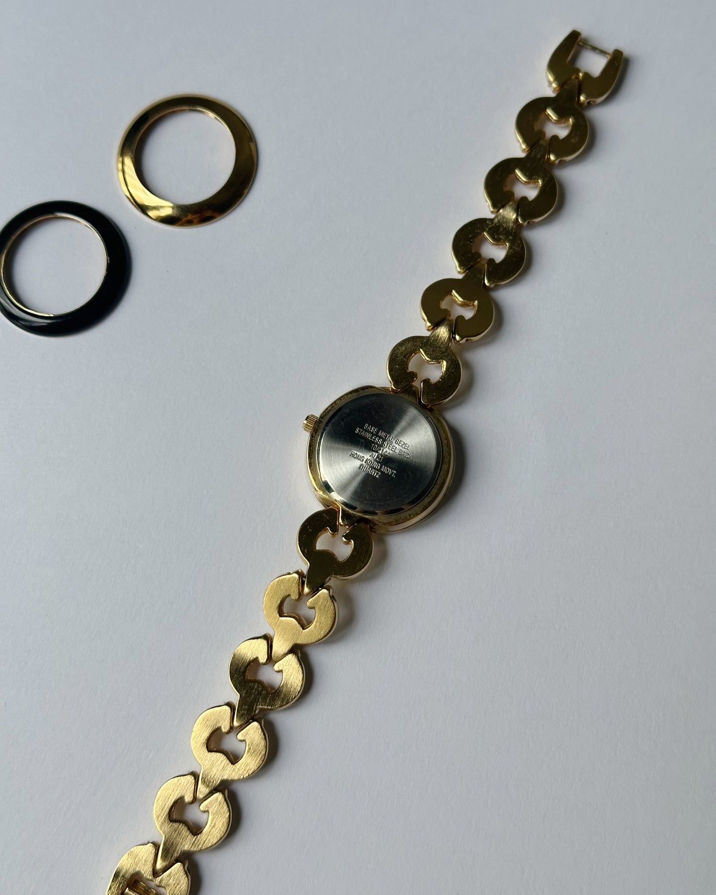Anne Klein Interchangeable Bezel and Belt watch