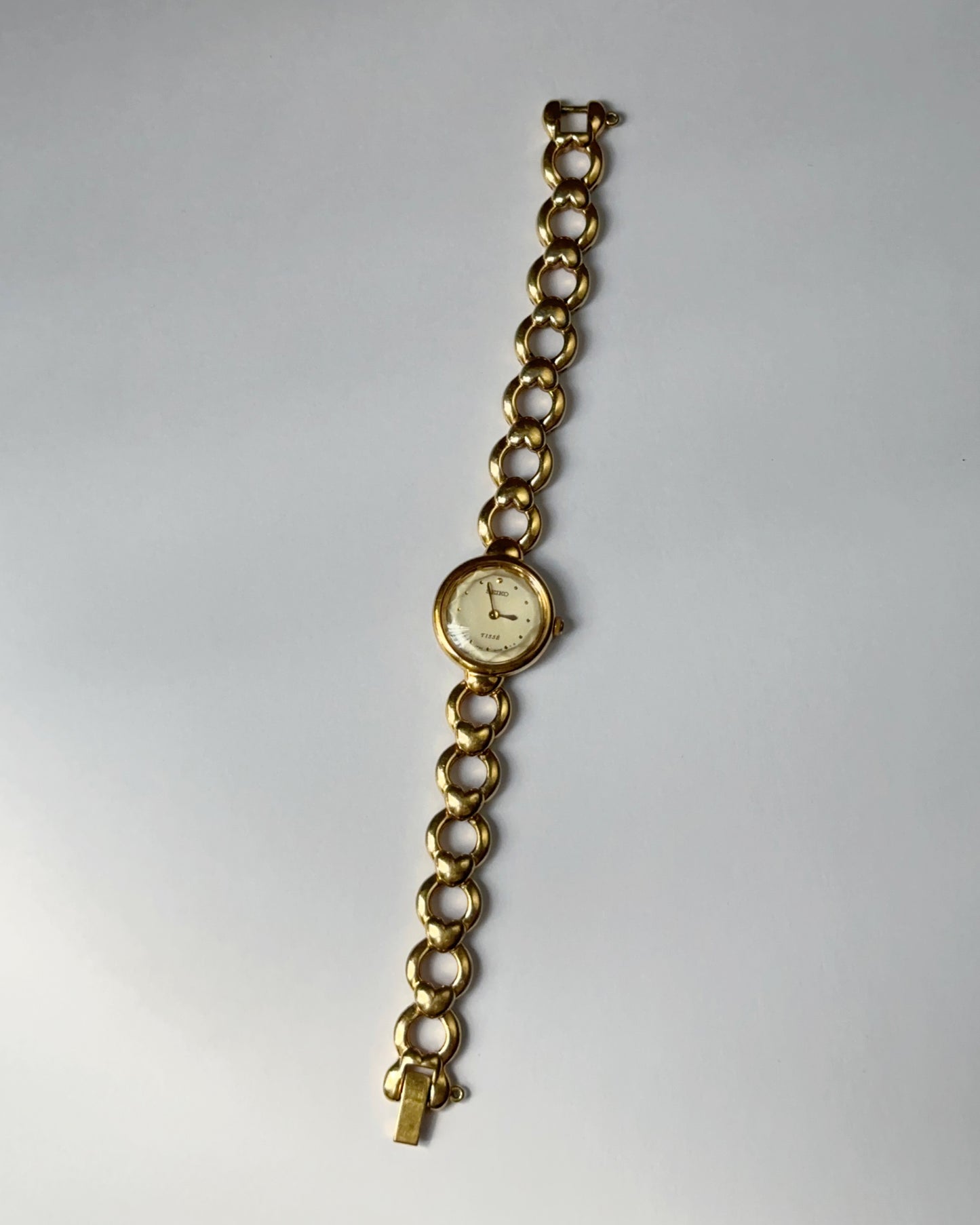 Seiko Tissé Heart Chain Watch