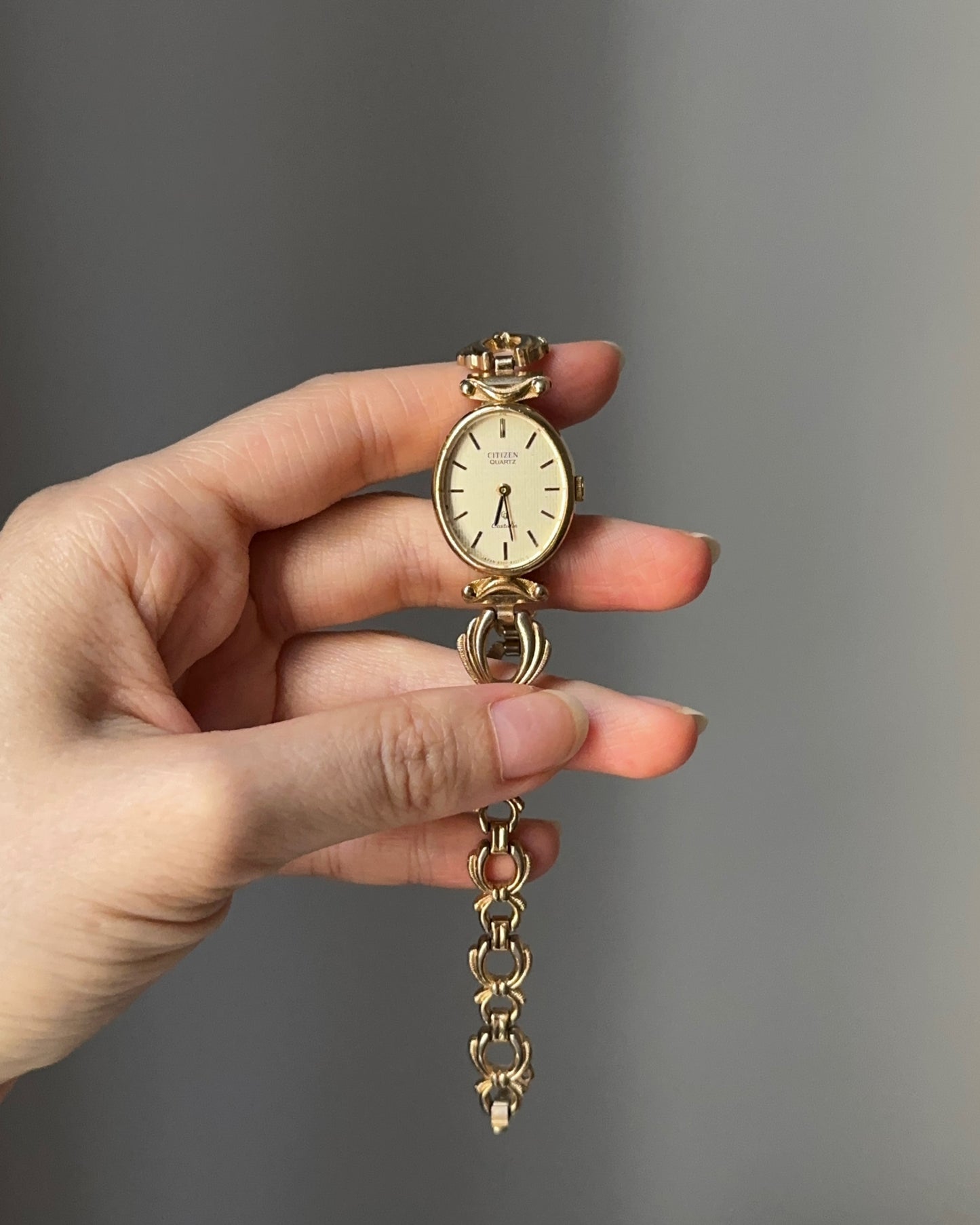 Citizen Coquette Oval Gold-Tone Watch
