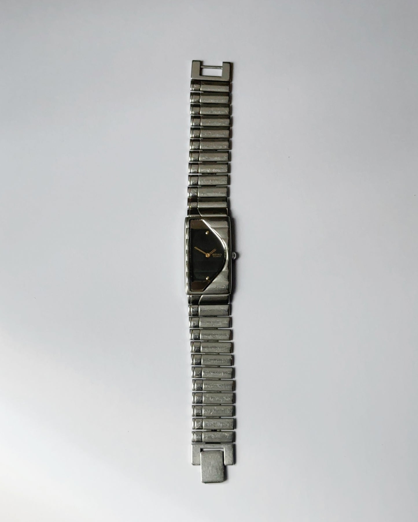 Seiko Half Moon Silver Tone Watch