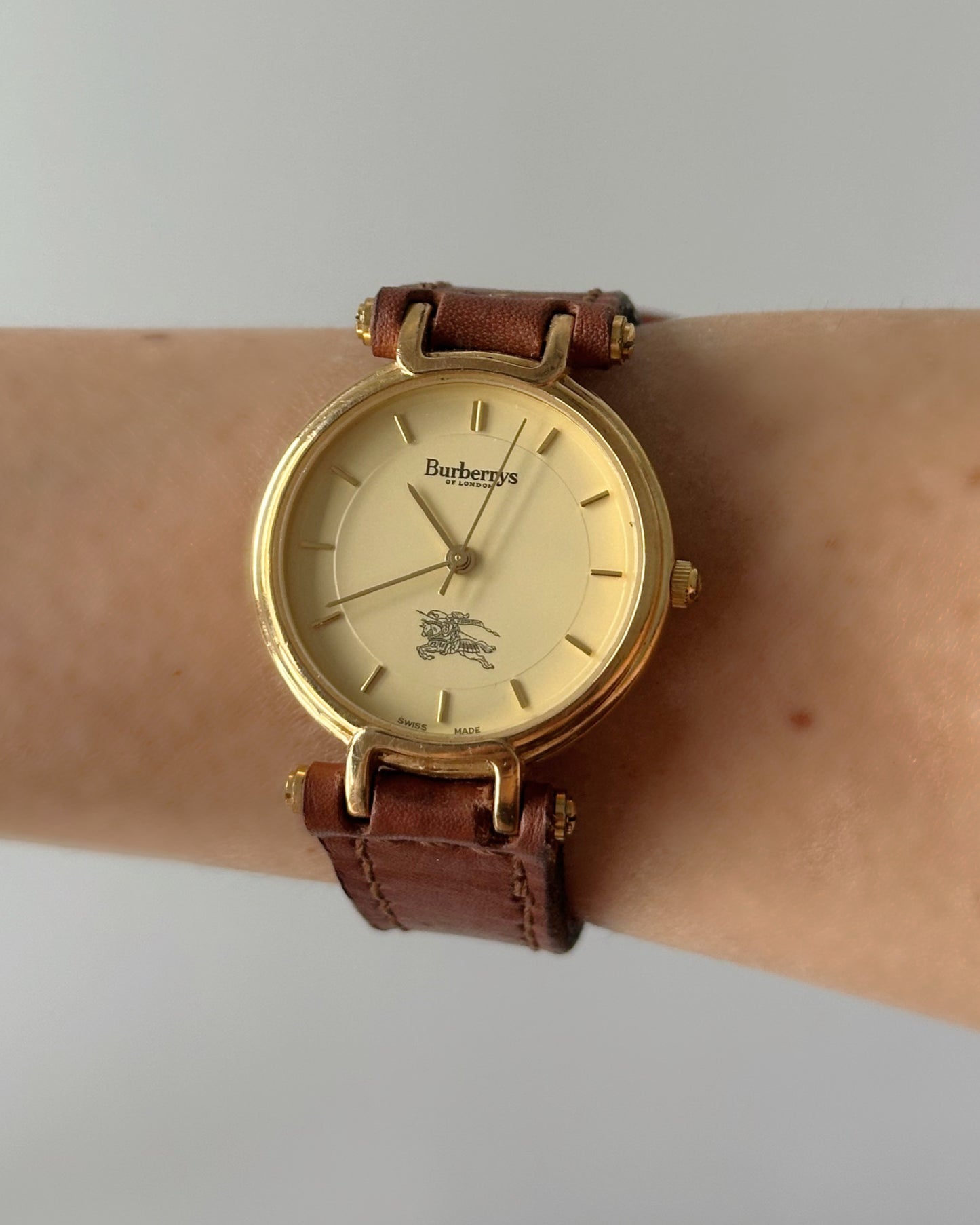 Burberry Vintage Watch Gold Tone