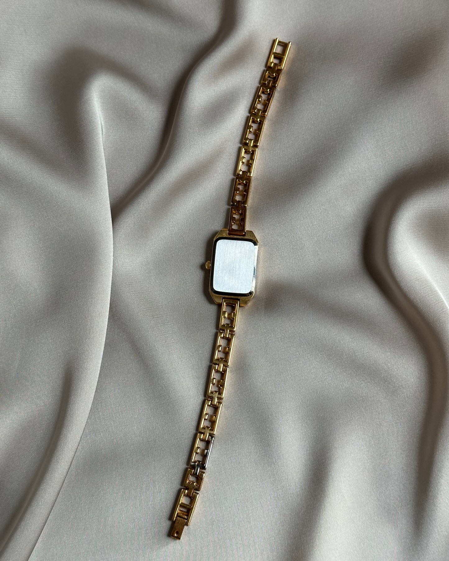 Prism Gold Tone Art Deco Tank Watch