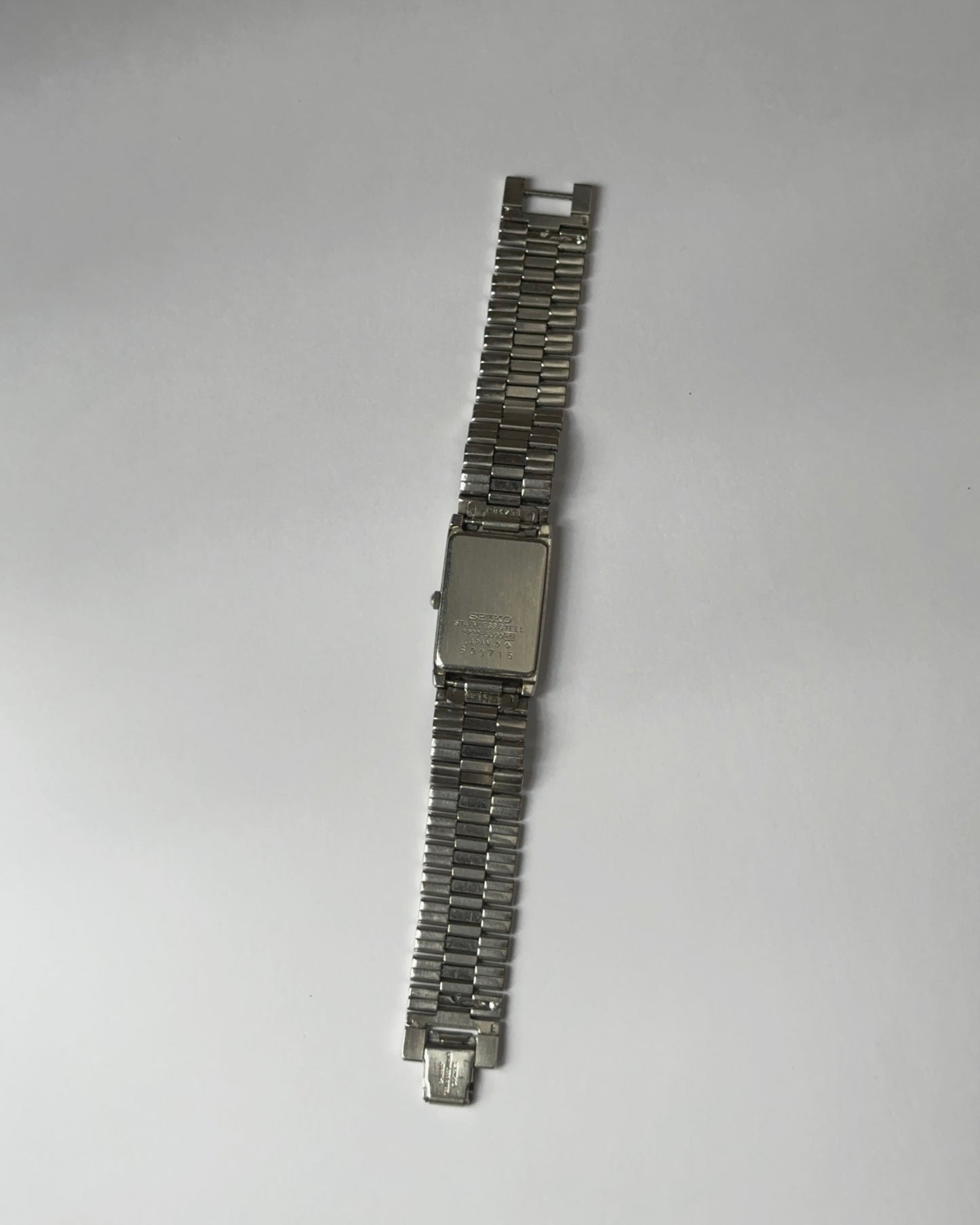 Seiko Half Moon Silver Tone Watch