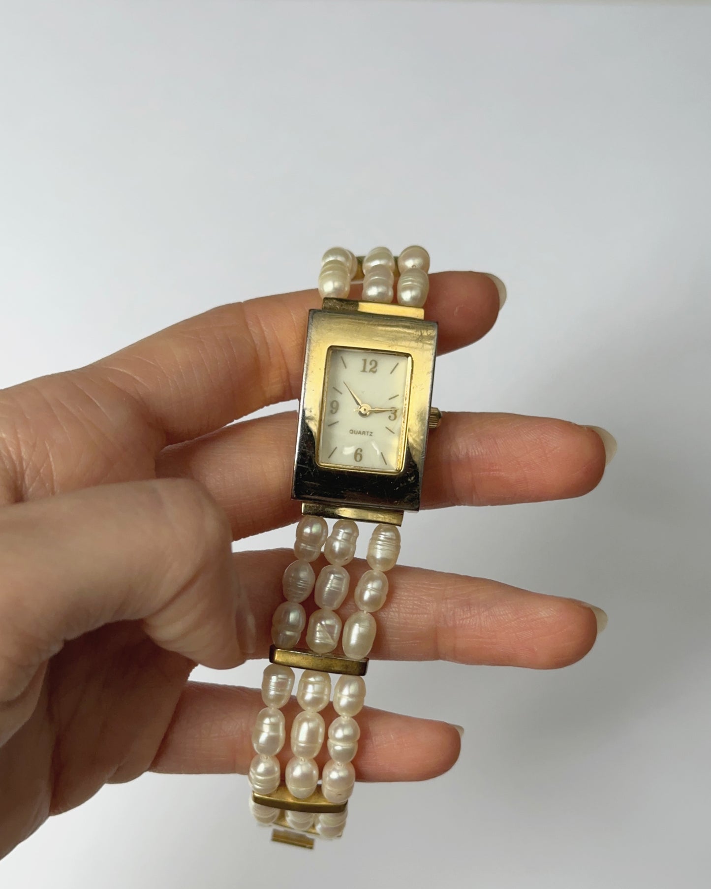 Heirloom French Pearl Tank Watch