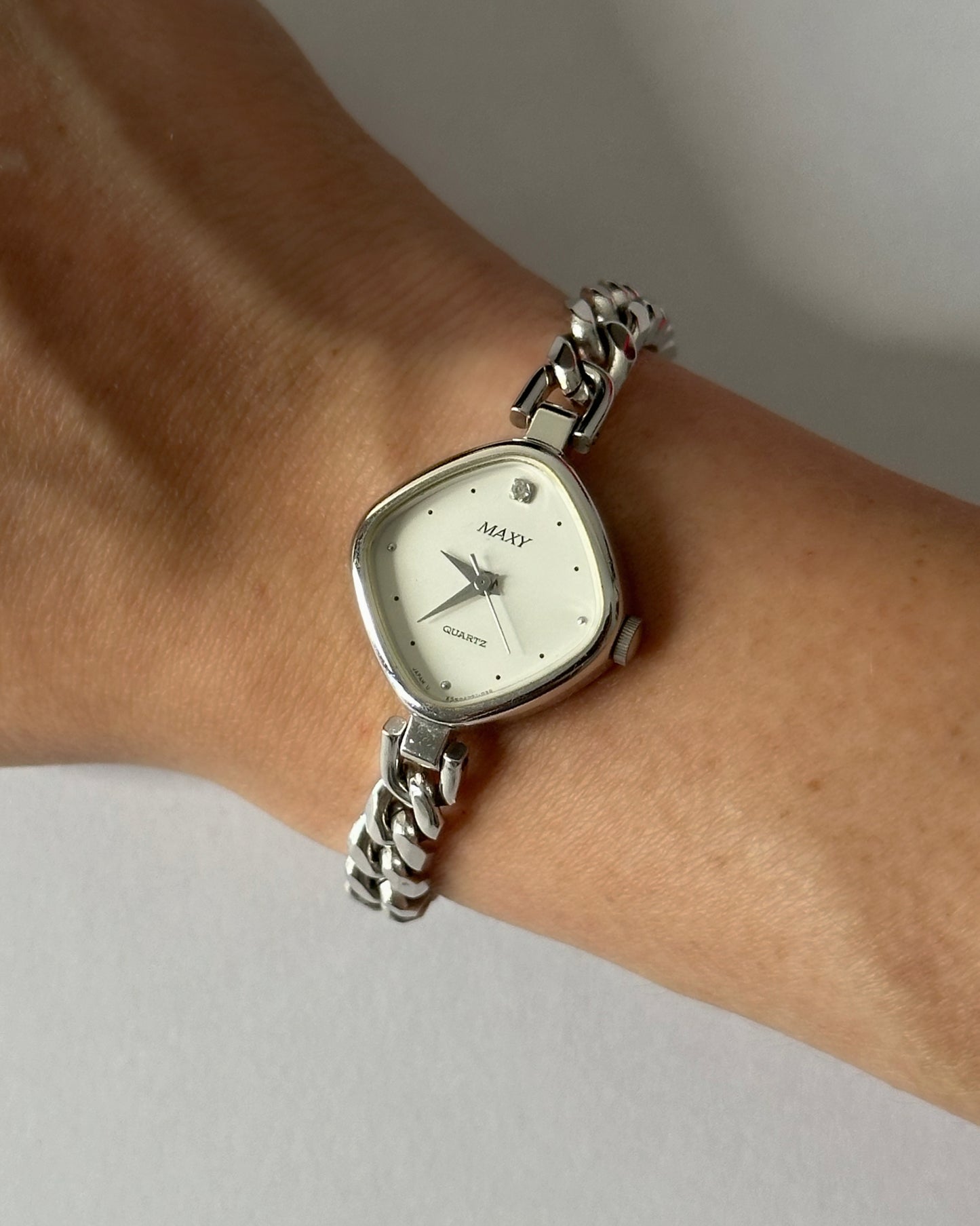 The Diamond Edge Chainlink Watch by Orient