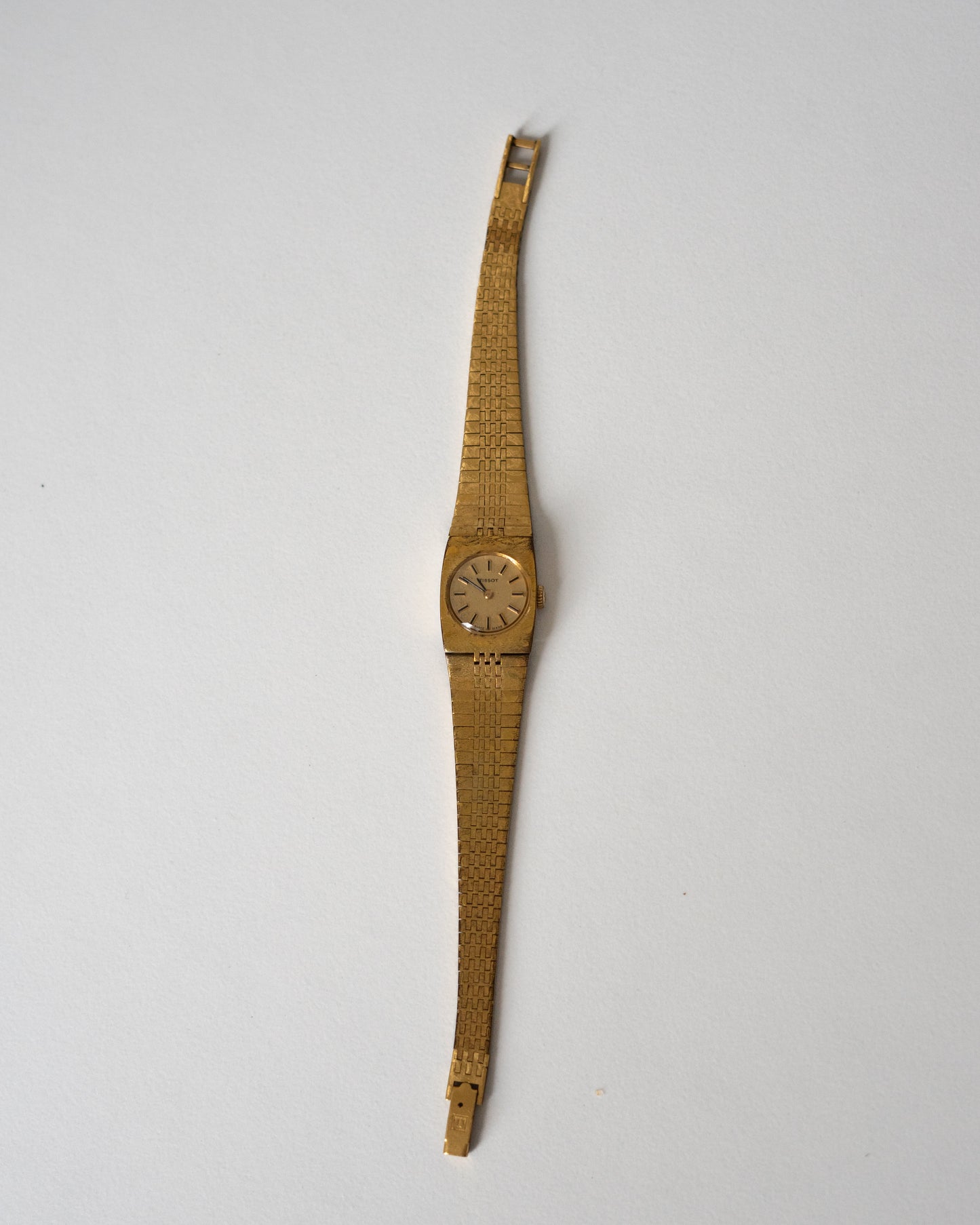 Gold tone vintage watch Tissot