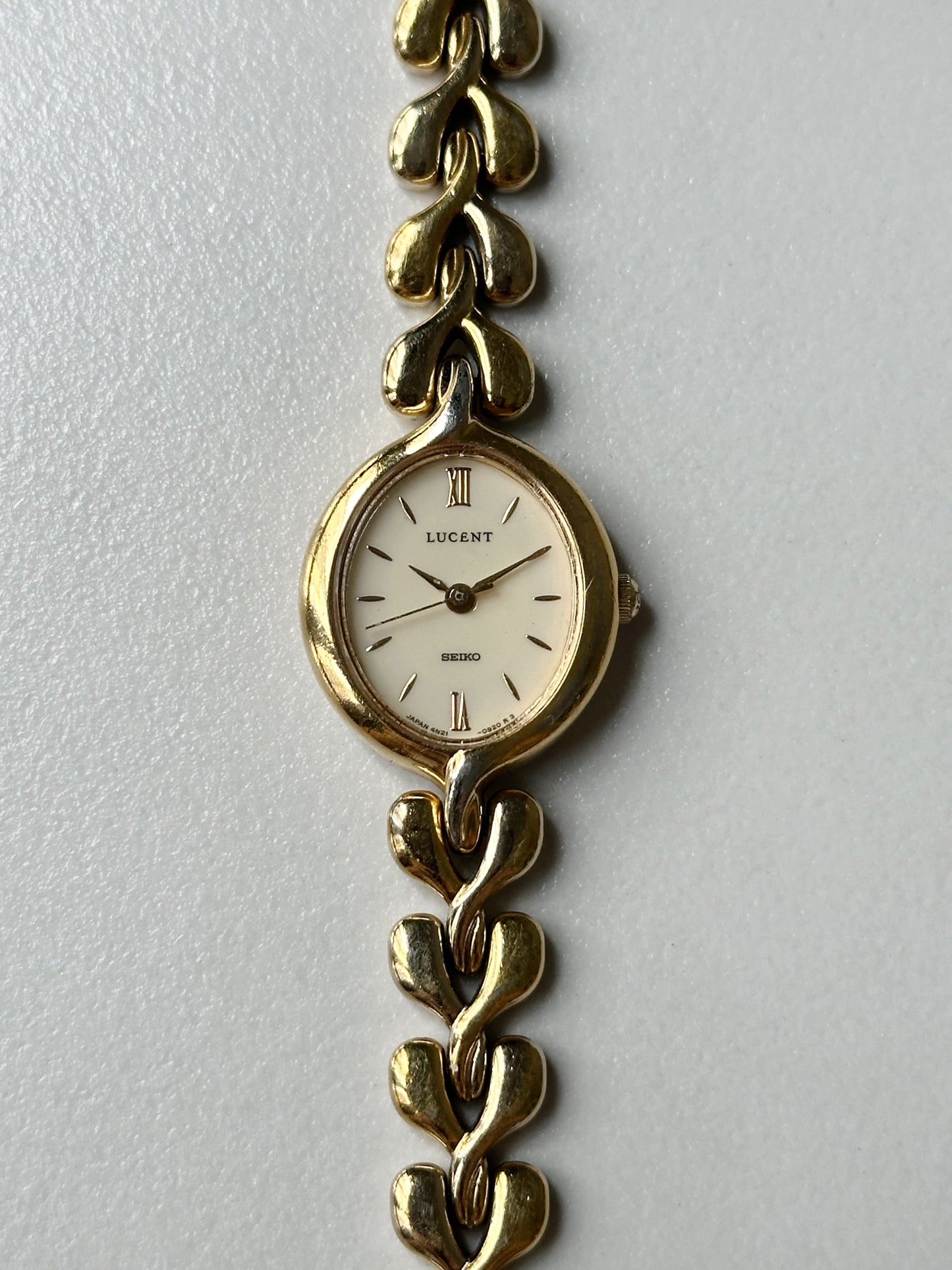 Lucent by Seiko Gold Teardrop Link Watch