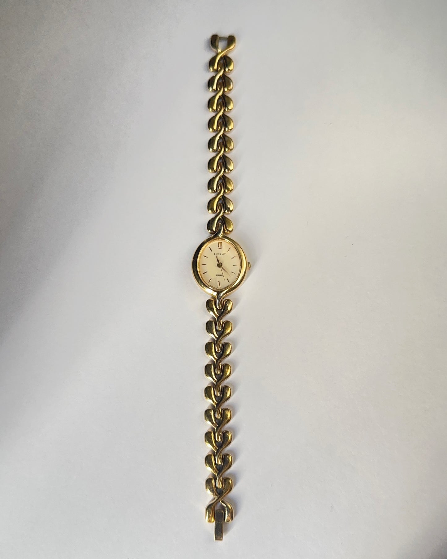 Lucent by Seiko Gold Teardrop Link Watch