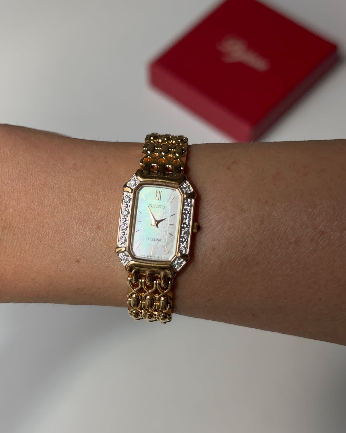 Seiko Exceline Radiant Elegance Gold-Tone Watch