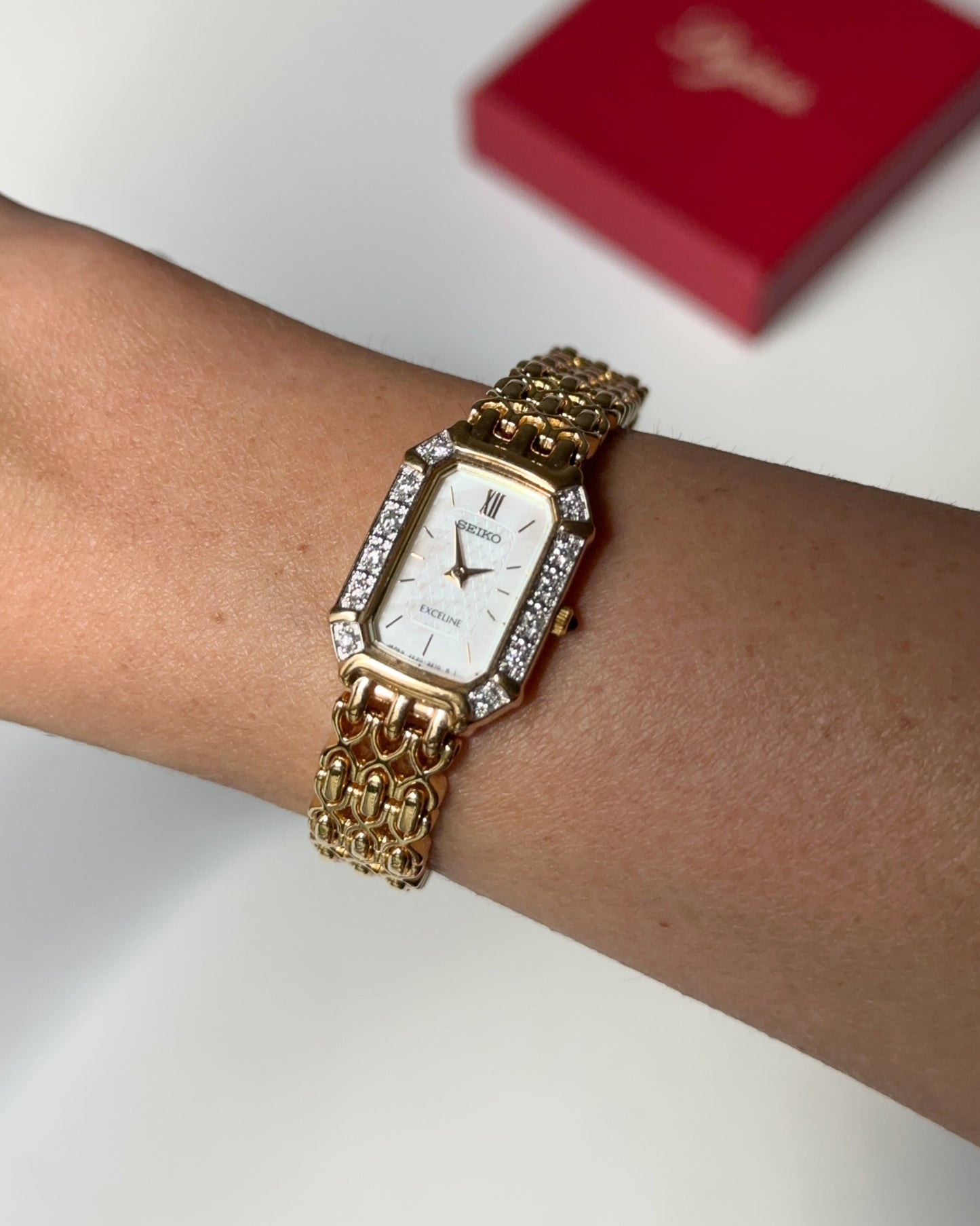 Seiko Exceline Radiant Elegance Gold-Tone Watch