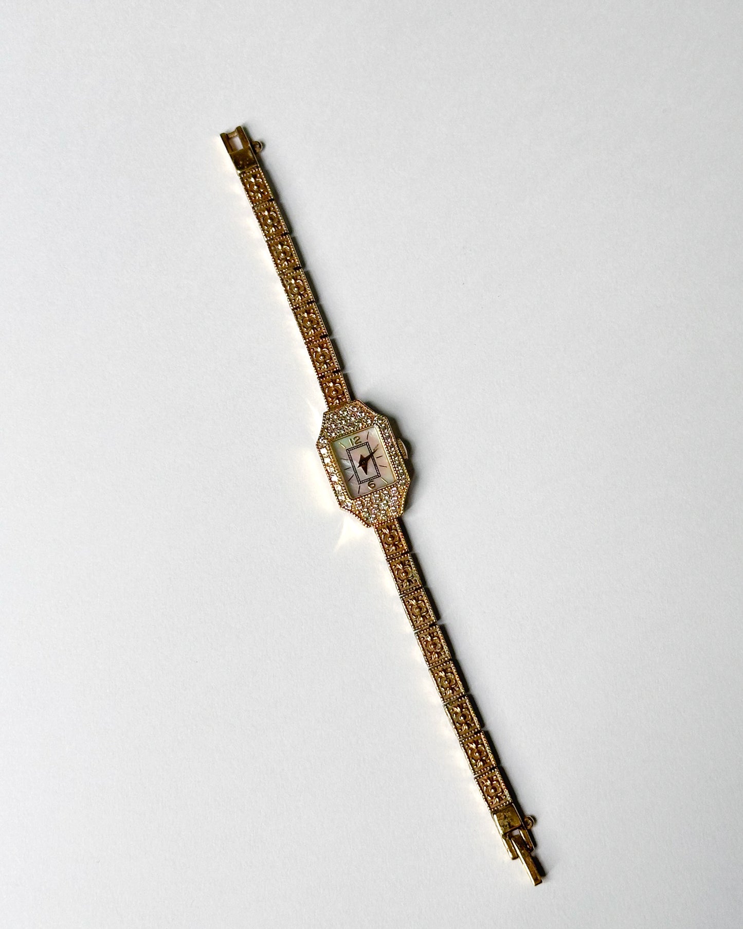 Radiant Tiny Tank Mother-Of-Pearl Watch