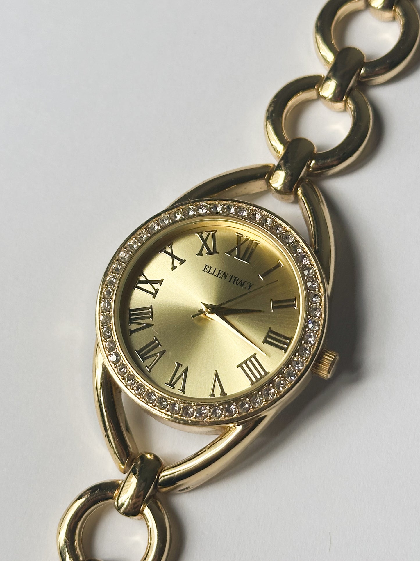 Statement Gold Tone Link Watch