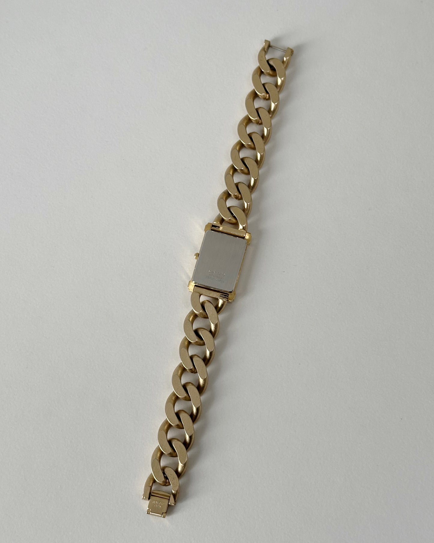 Sunlord Gold-Tone Tank Lady Watch Back