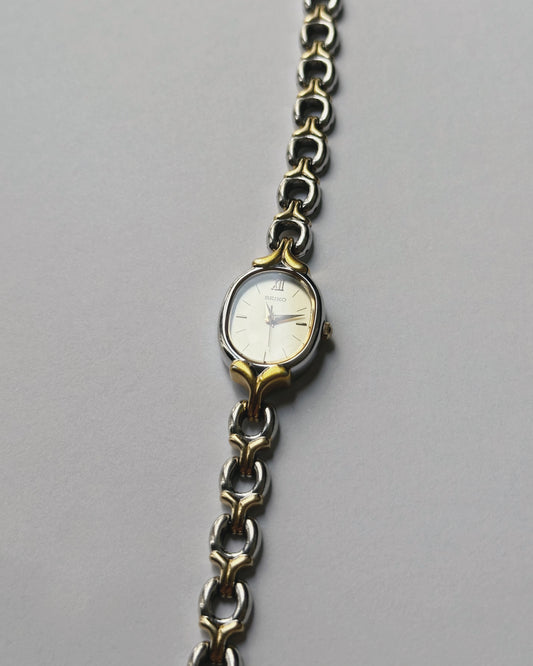 Rare Seiko Aqua Tail Dual Tone Watch