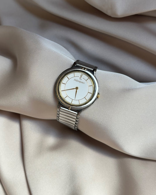 Yves Saint Laurent Dual-Tone 90s Watch