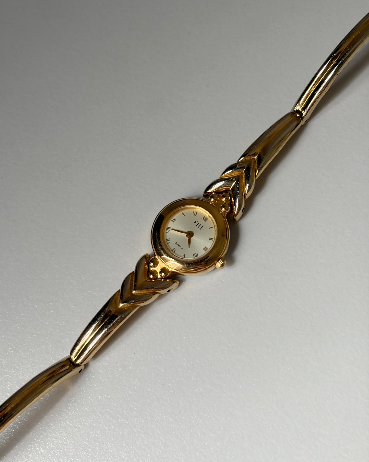 90s Fill Gold Bangle Watch