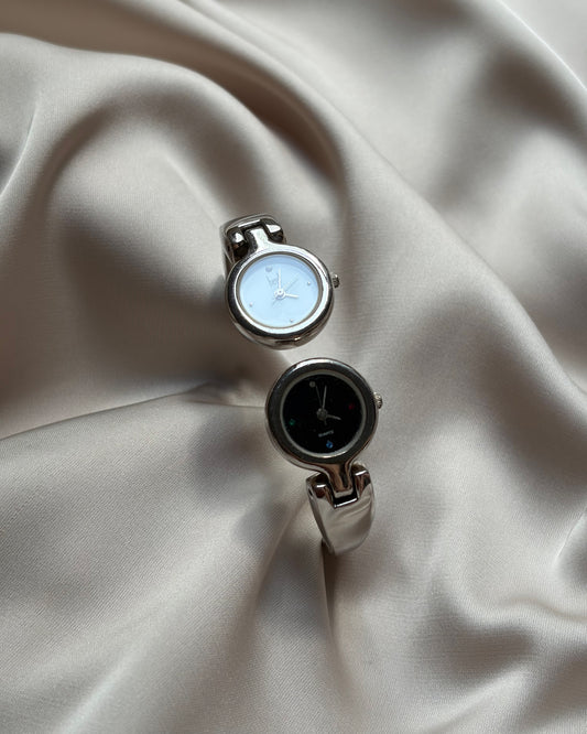 Yin & Yang Dual Time Bangle Watch