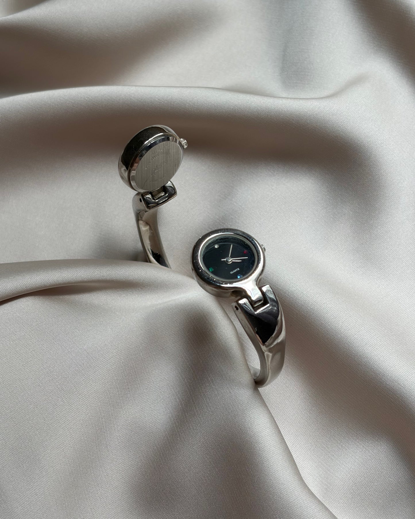 Yin & Yang Dual Time Bangle Watch