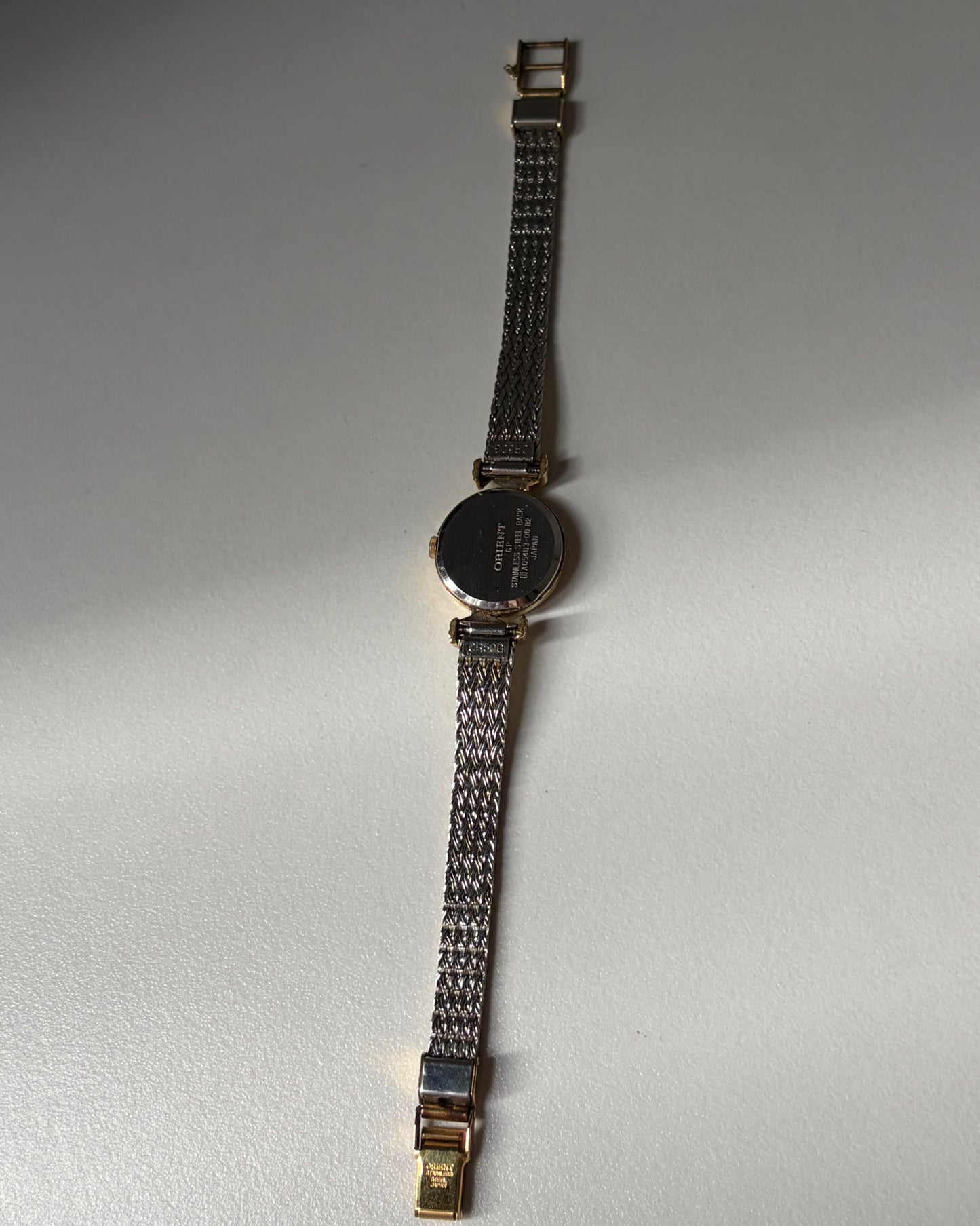 Orient Gold Tone Mesh Bracelet Watch