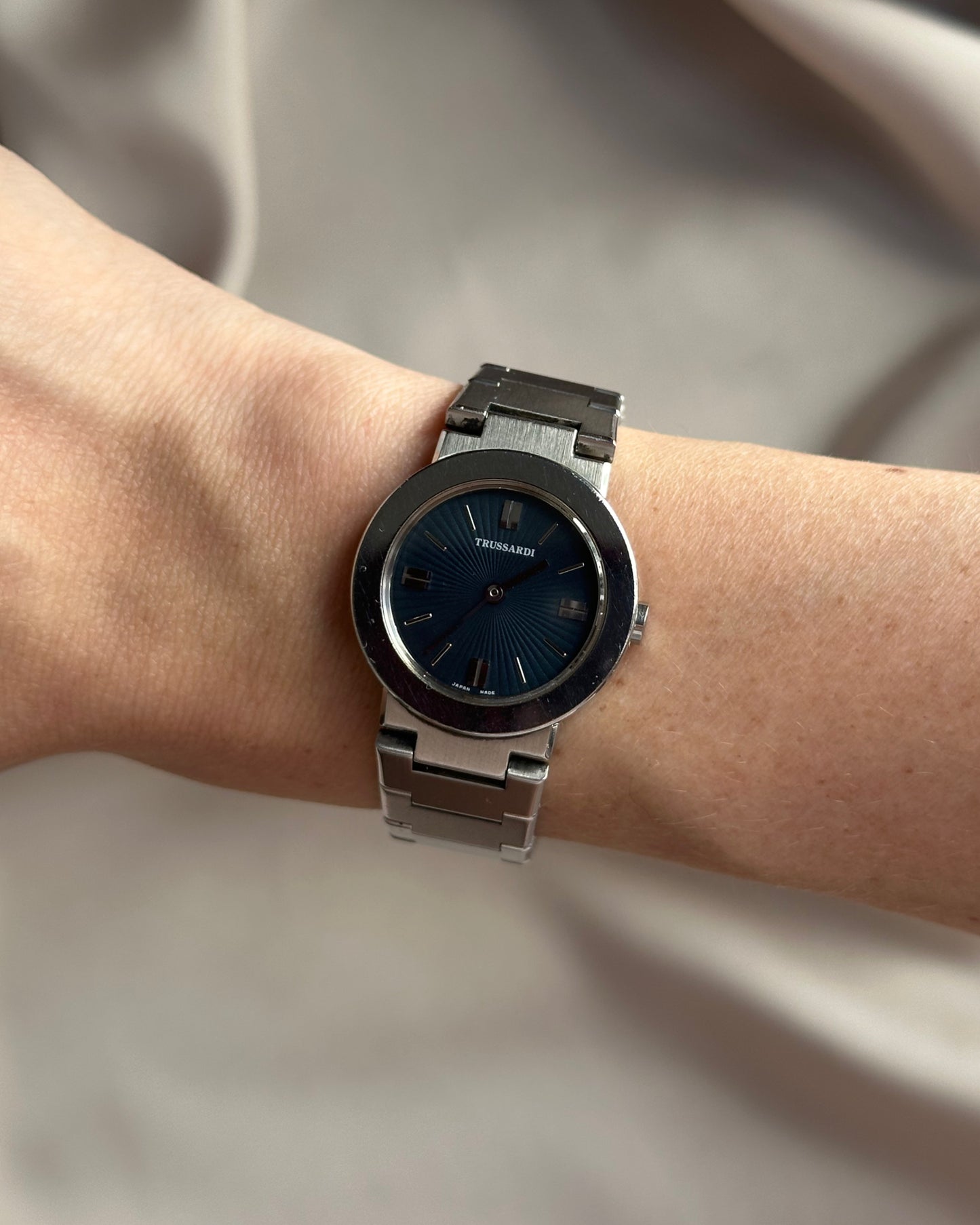Trussardi Womens Silver Tone Steel Watch