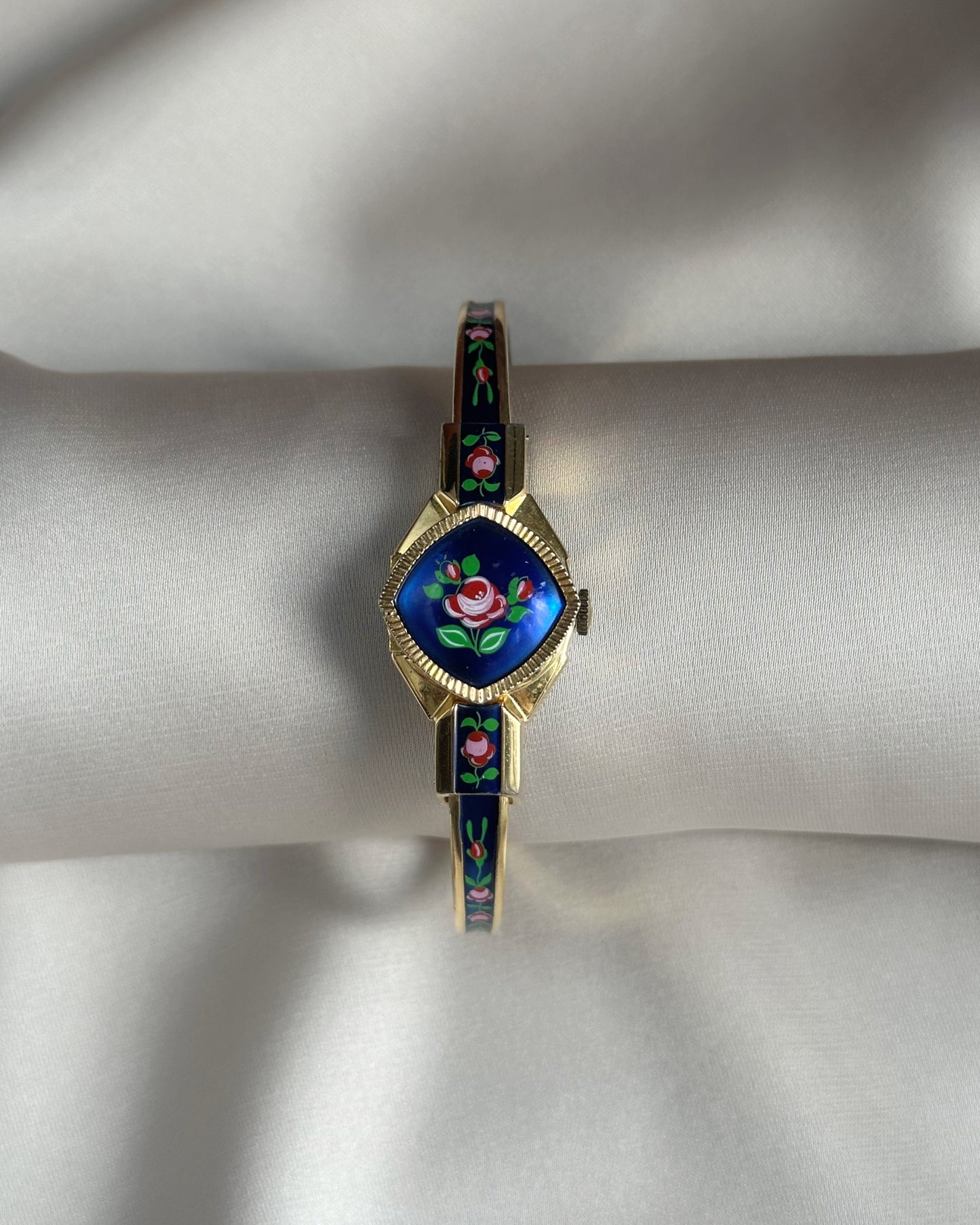 Vintage Royal Blue Peek-A-Boo Watch
