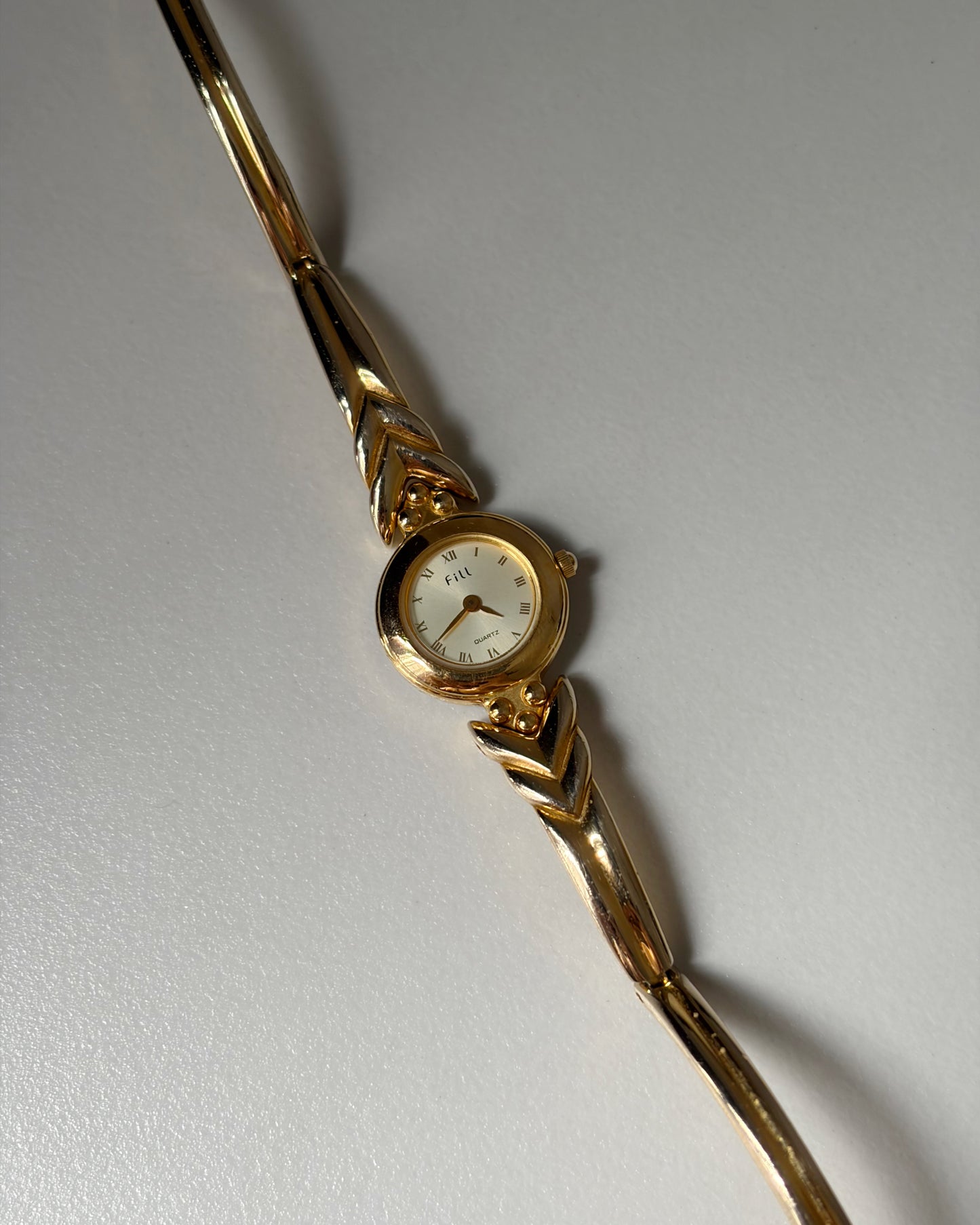 90s Fill Gold Bangle Watch