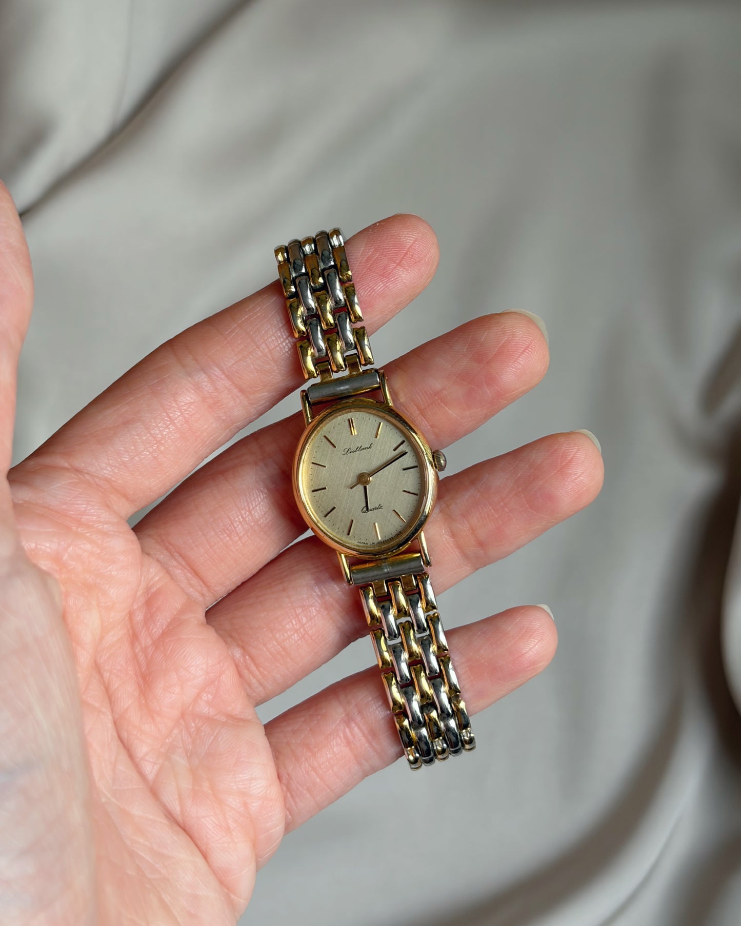 Dual Tone Vintage Orient Woven Watch