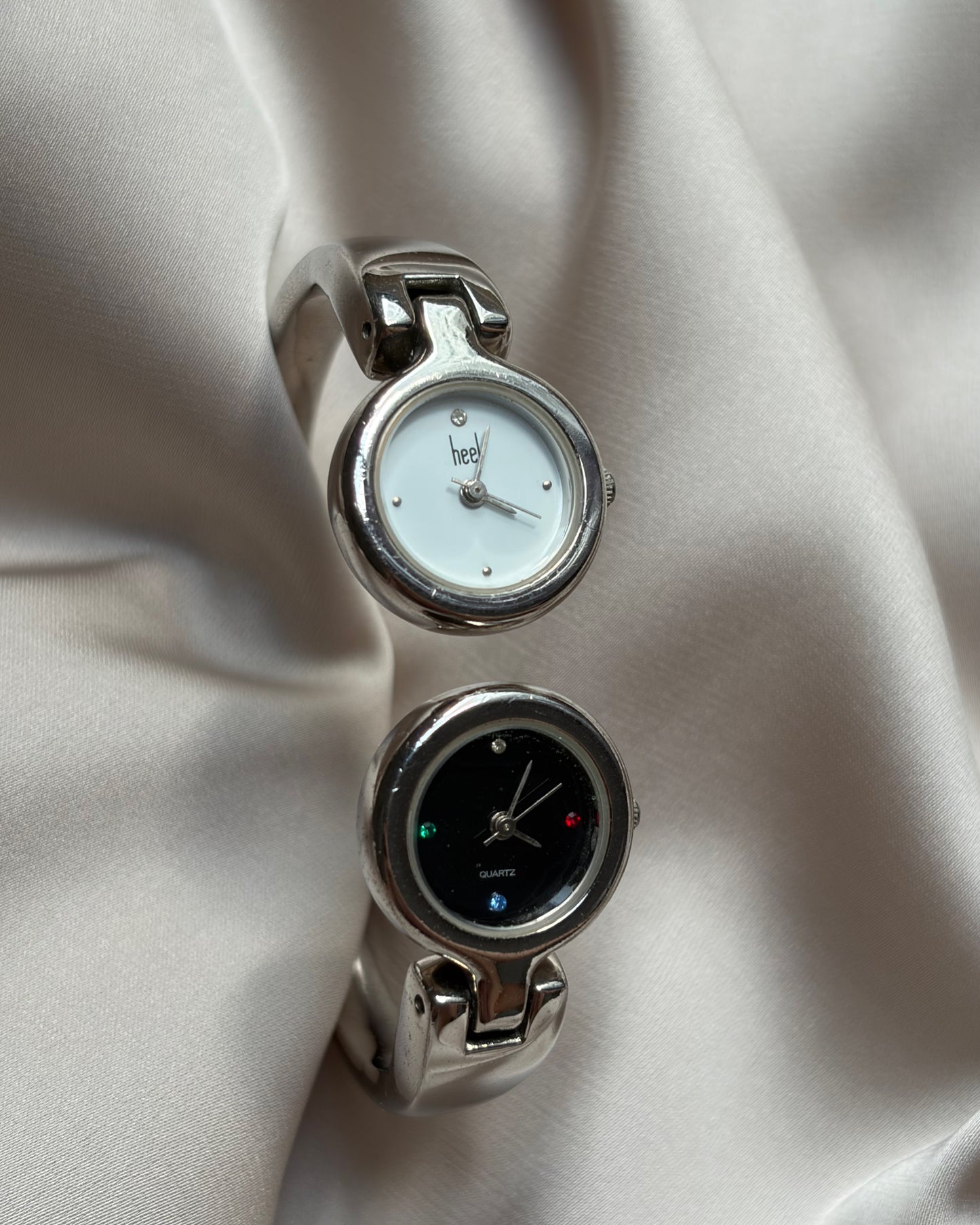 Yin & Yang Dual Time Bangle Watch