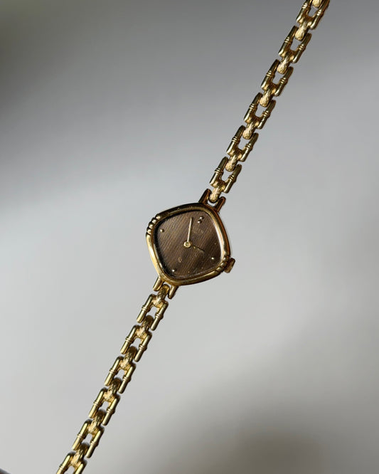 Rare Gold Tone Diamond Shape Citizen Watch