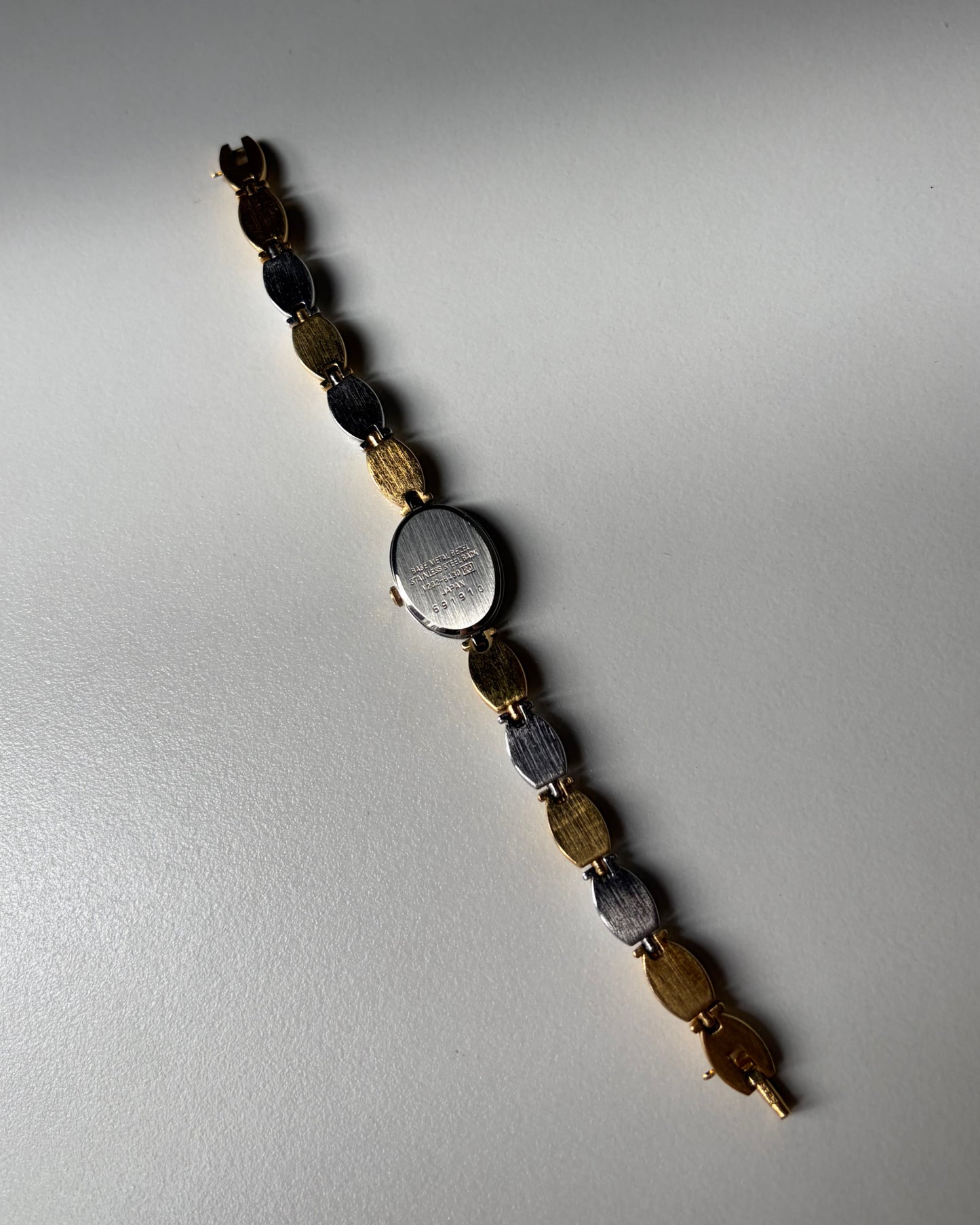 Alba Dual-Tone Capsule-Link Chrome Watch