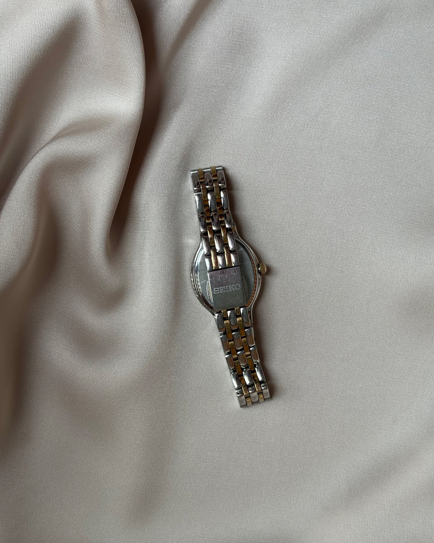 Seiko Exceline Dual Tone Solar Numeral Watch