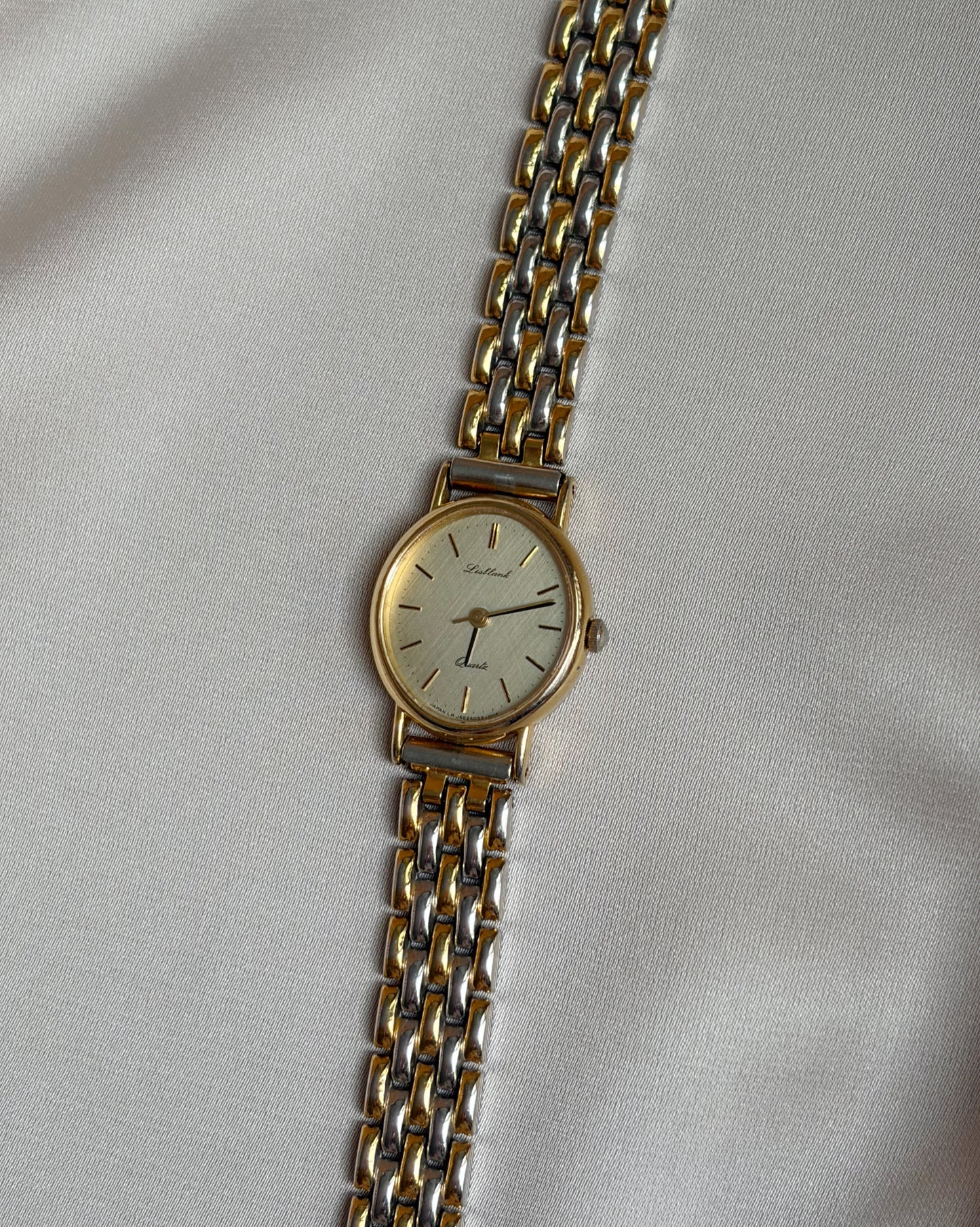 Dual Tone Vintage Orient Woven Watch