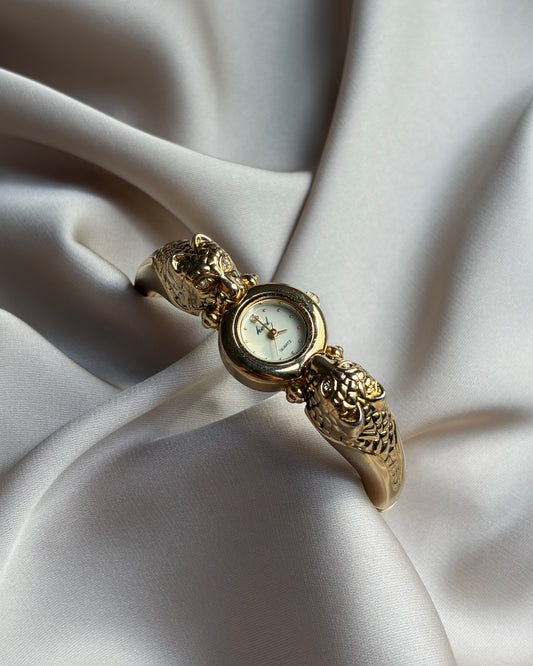 Twin Tiger Vintage Statement Cuff Watch