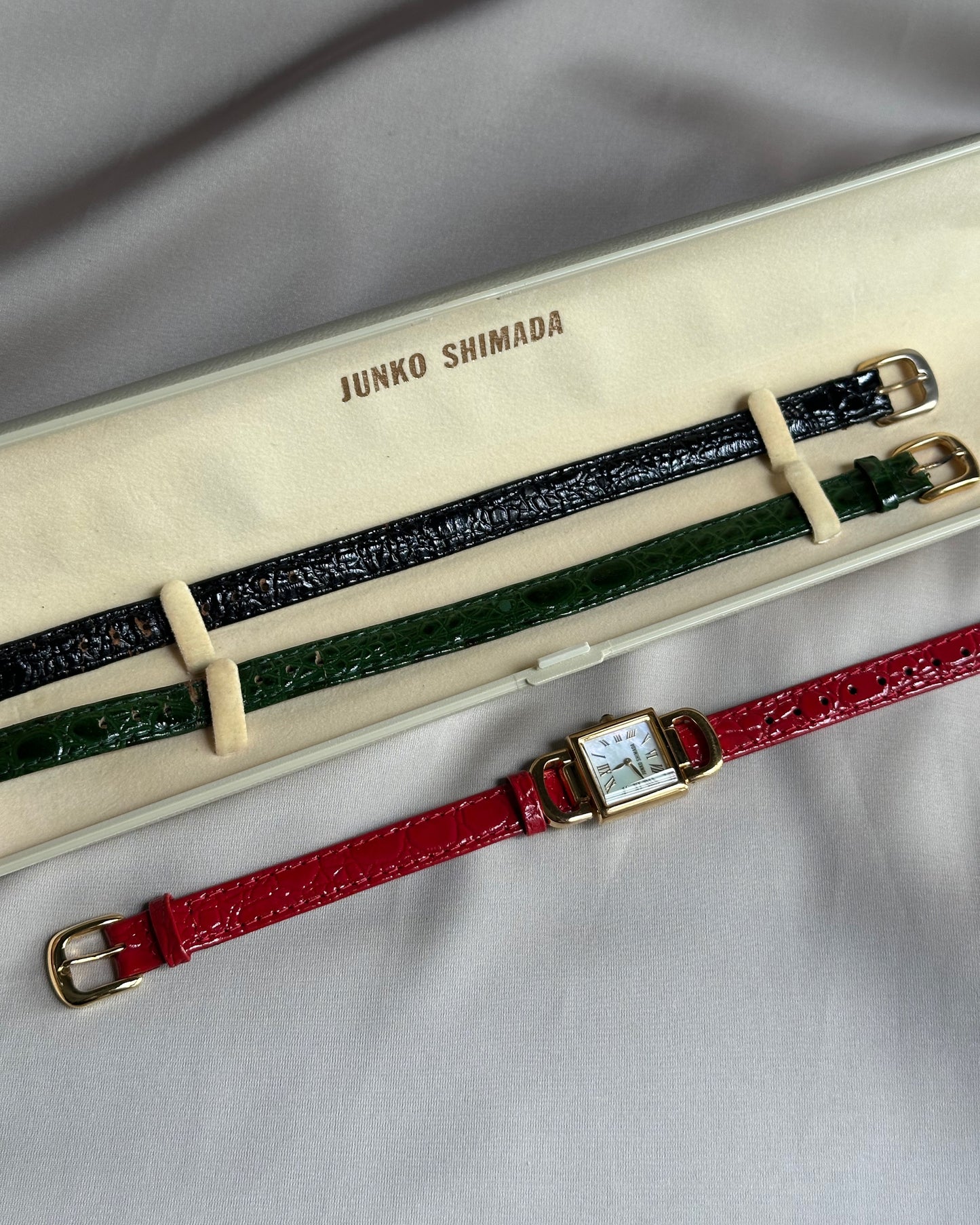 Junko Shimada Interchangeable Strap Watch Set