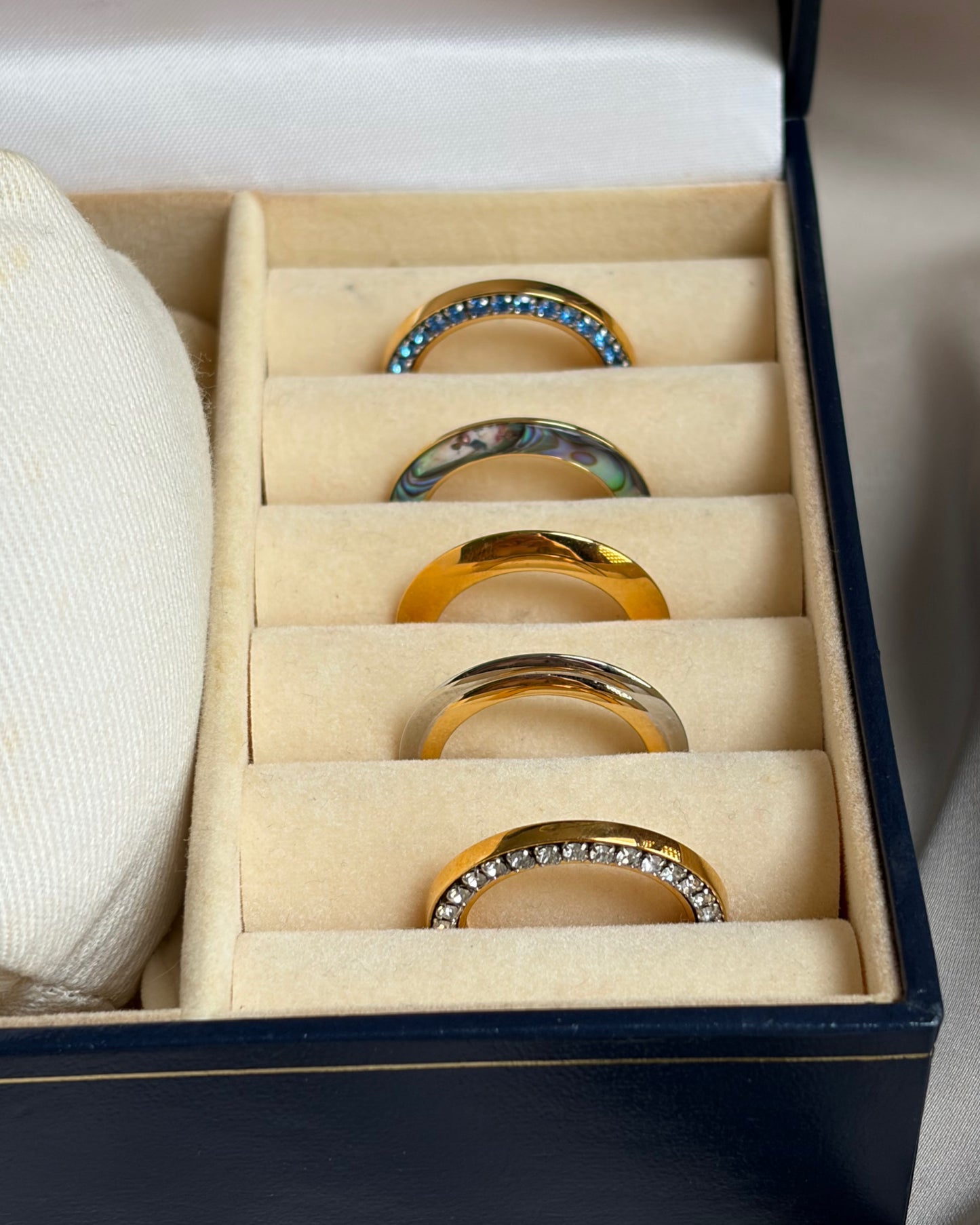 1980s Parture Golden Interchangeable Bezel Watch