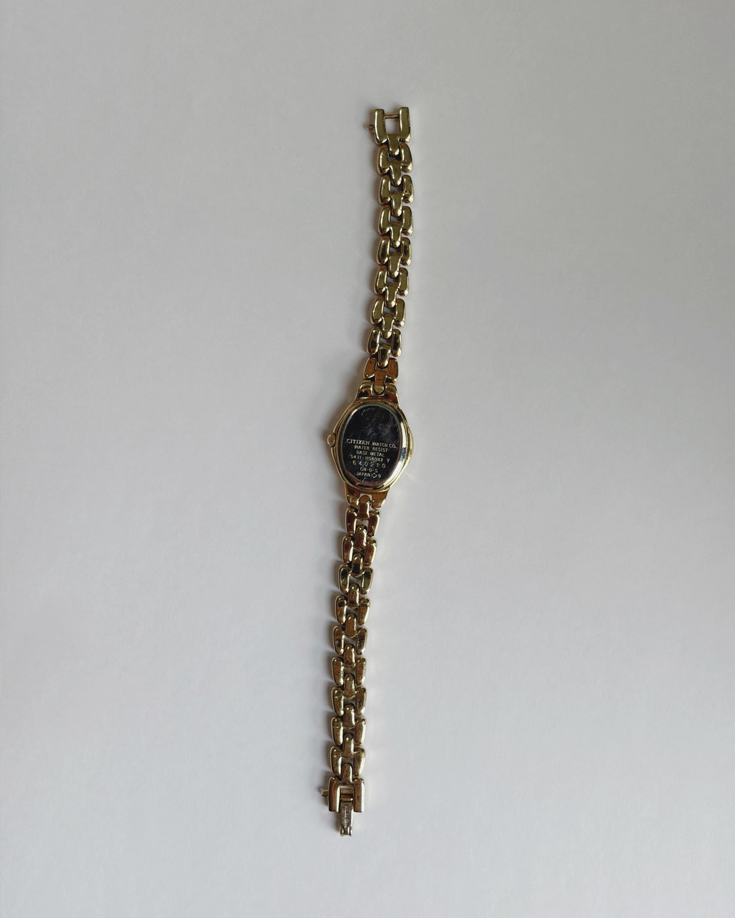 Vintage Roman Dial Light Gold Tone Watch