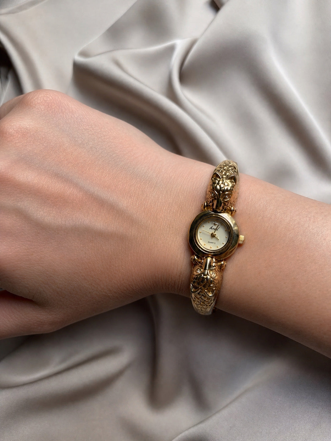 Twin Tiger Vintage Statement Cuff Watch