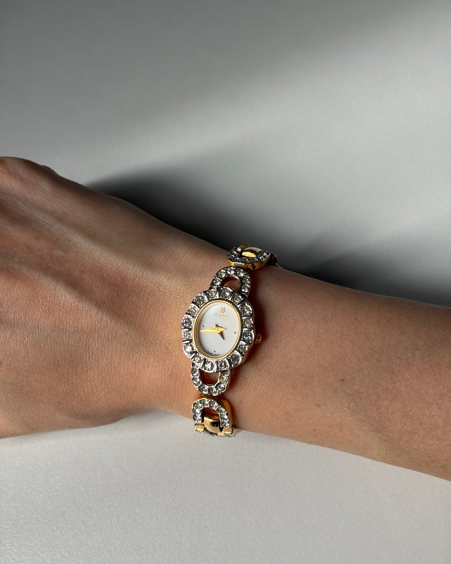 Vintage Charles Vögele Crystal Link Watch – Swiss Design