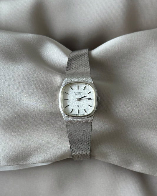 Citizen Vintage Silver Tone Bangle Watch