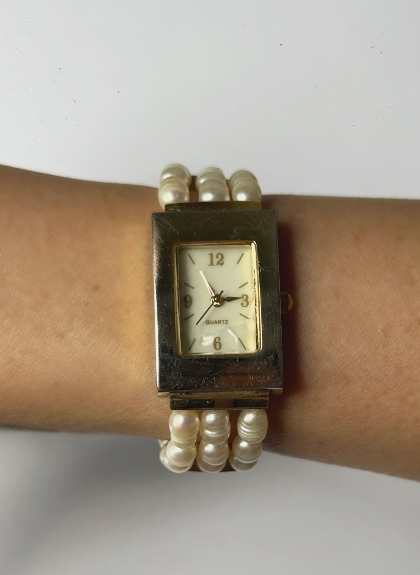 Heirloom French Pearl Tank Watch